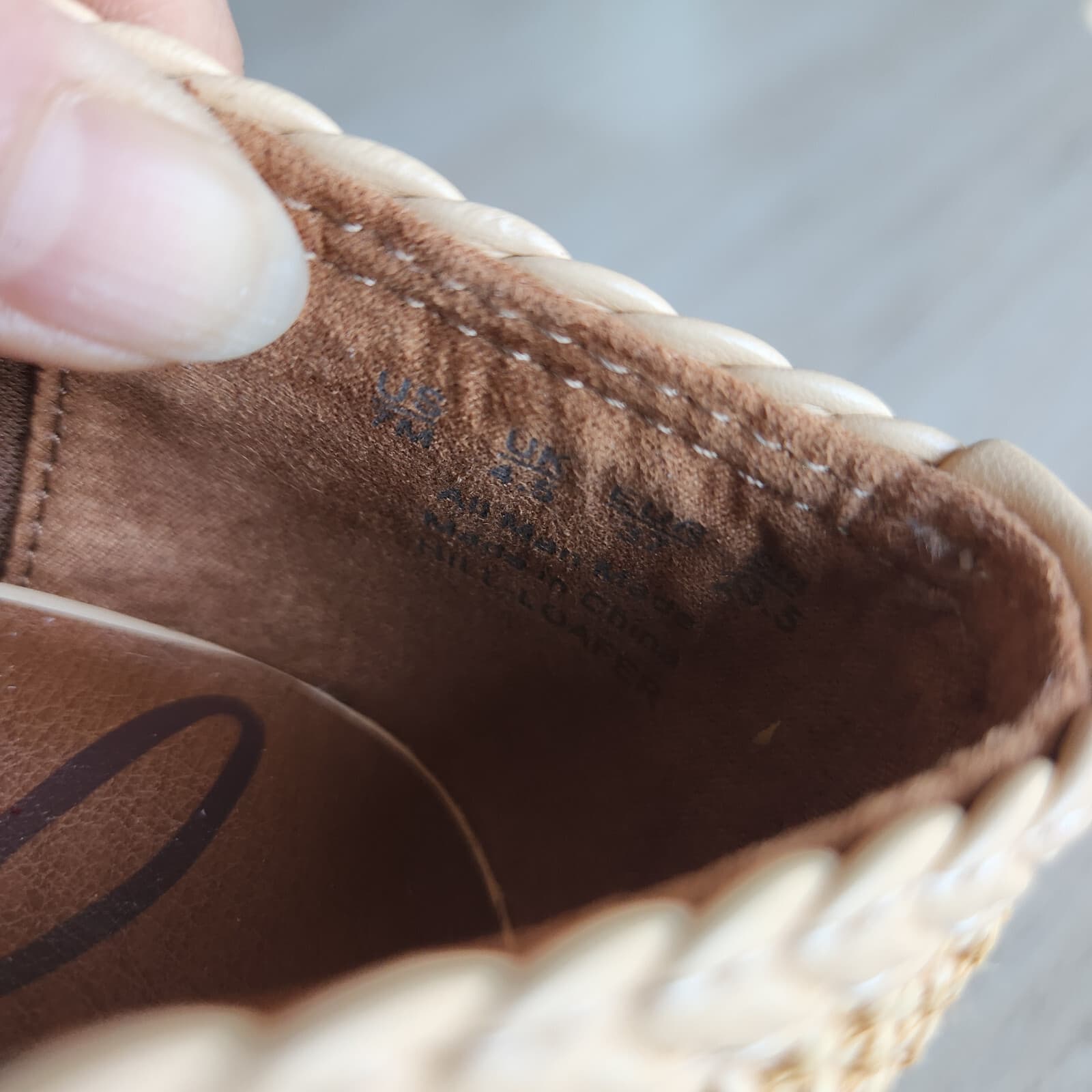 NWoB Zodiac $80 Hill Loafer Flat Woven Braided Foam Footbed Natural Beige US7M - Thumbnail 12