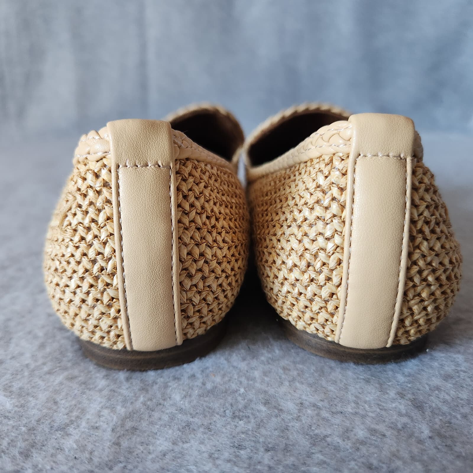 NWoB Zodiac $80 Hill Loafer Flat Woven Braided Foam Footbed Natural Beige US7M - Thumbnail 4