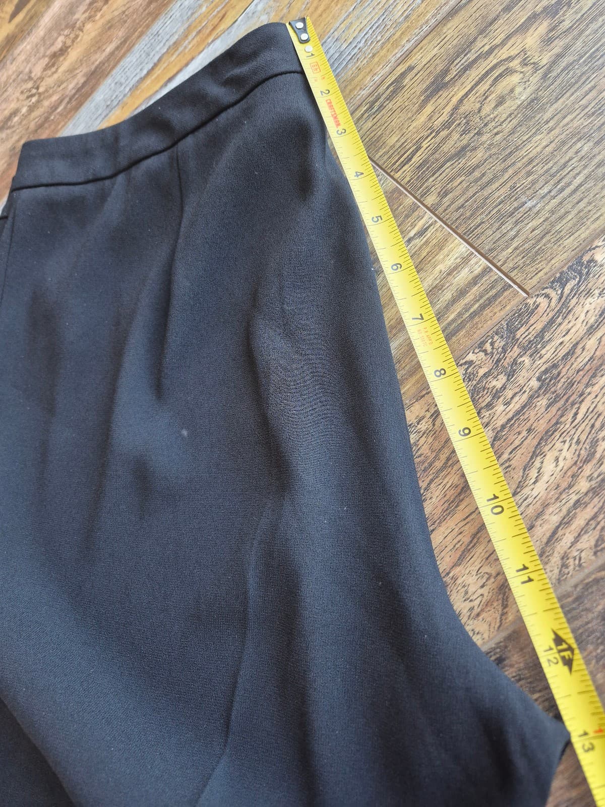 ESCADA Torah Straight-Leg Dress Pants High Rise Black Womn's 44 - Thumbnail 11