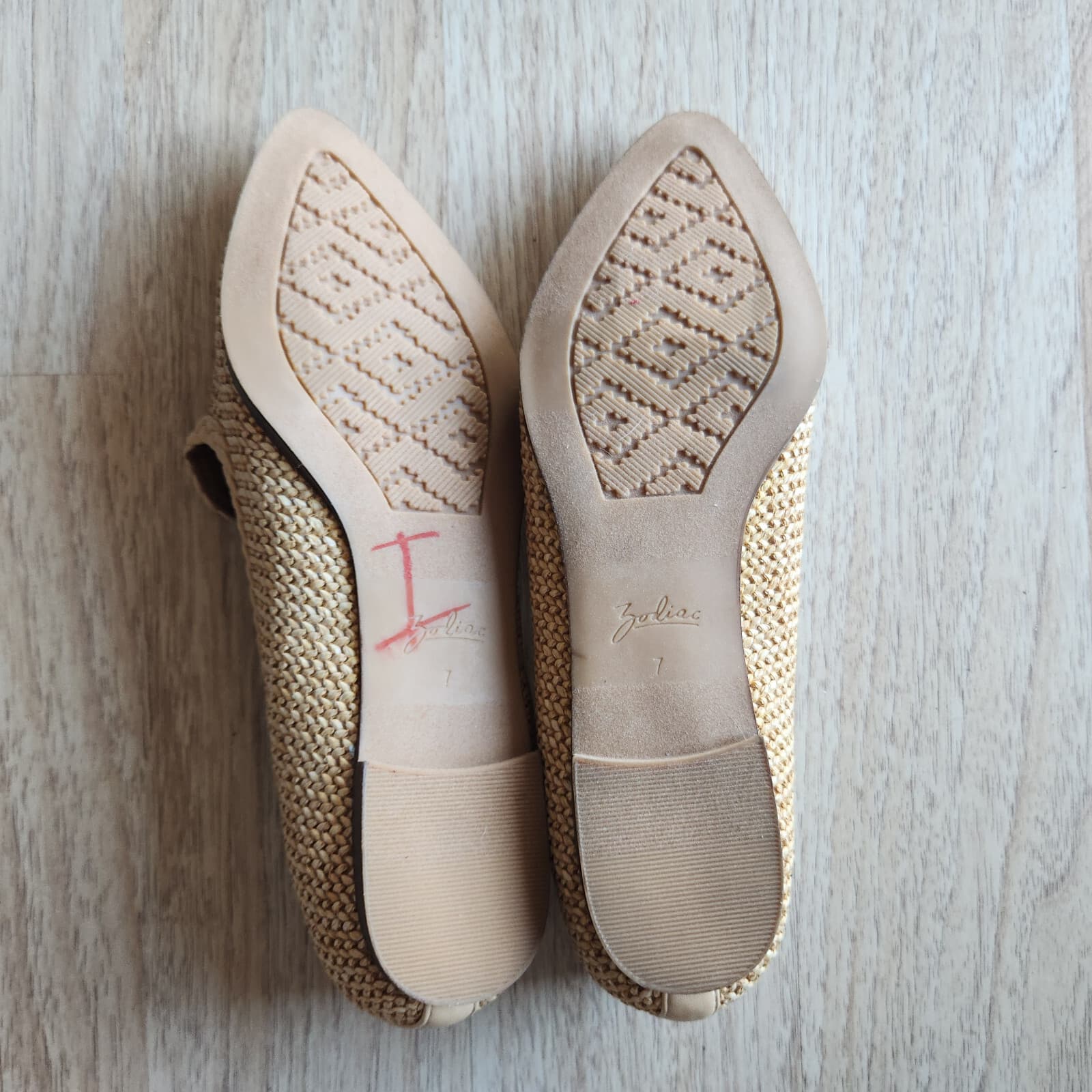 NWoB Zodiac $80 Hill Loafer Flat Woven Braided Foam Footbed Natural Beige US7M - Thumbnail 11