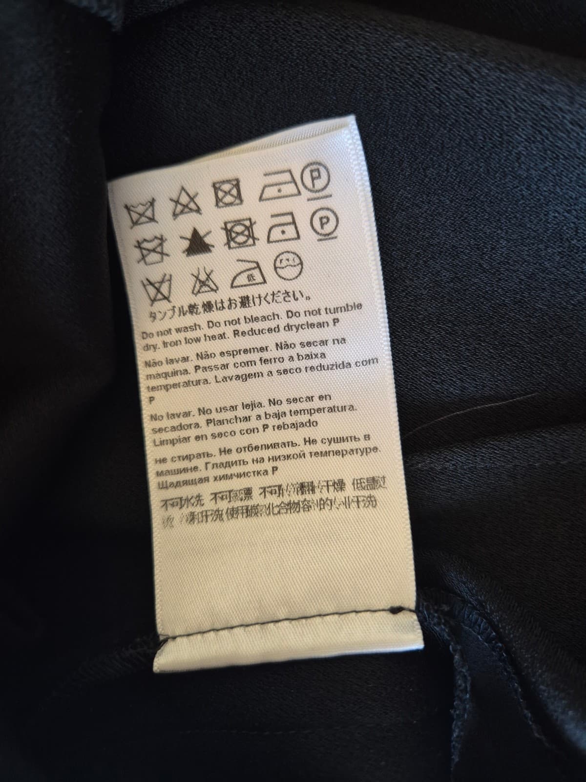 ESCADA Torah Straight-Leg Dress Pants High Rise Black Womn's 44 - Thumbnail 6
