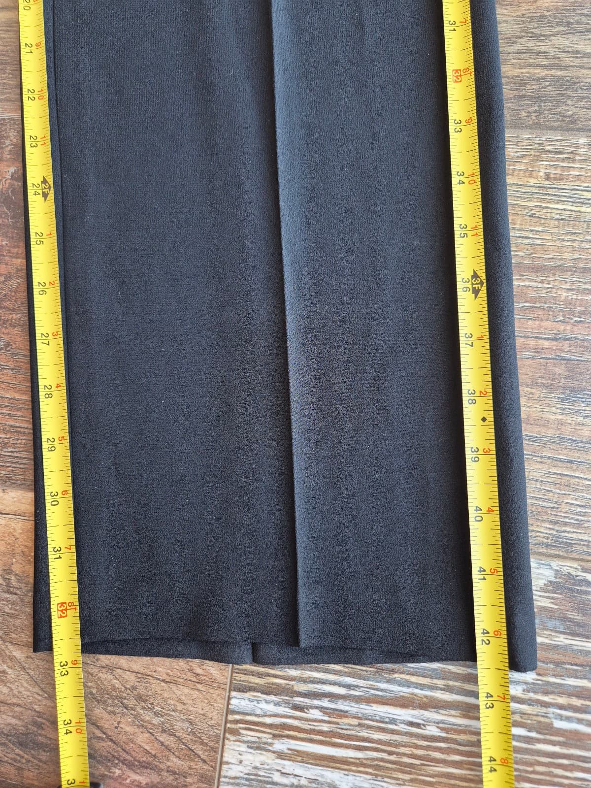 ESCADA Torah Straight-Leg Dress Pants High Rise Black Womn's 44 - Thumbnail 10