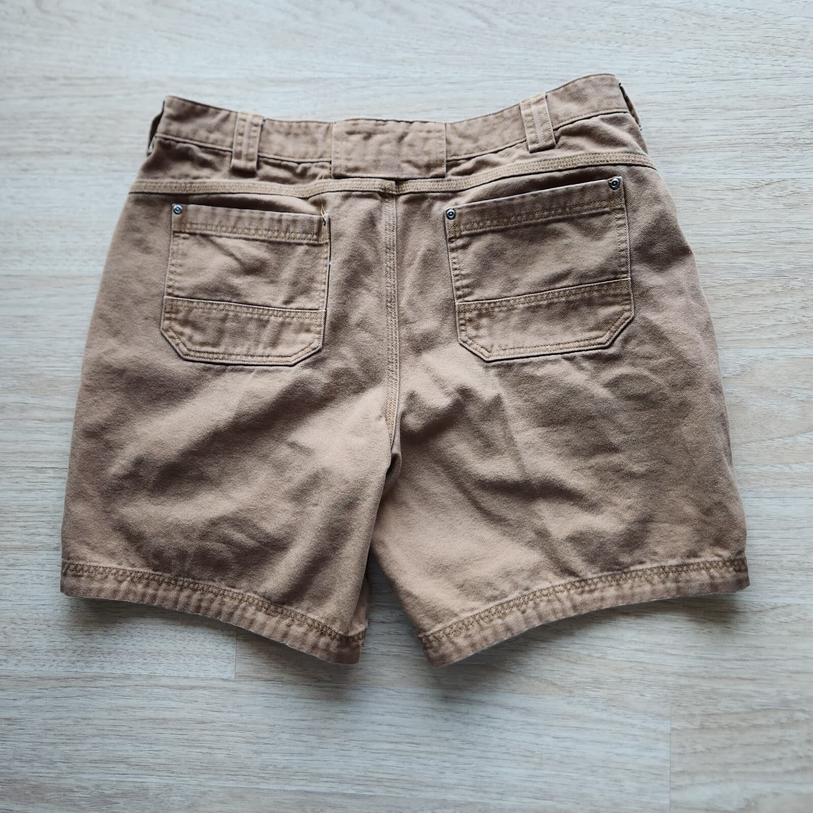 Duluth Trading Co. Duck Heavy Duty Canvas 9" Inseam Shorts Zip Cotton Tan Men 40 - Thumbnail 4