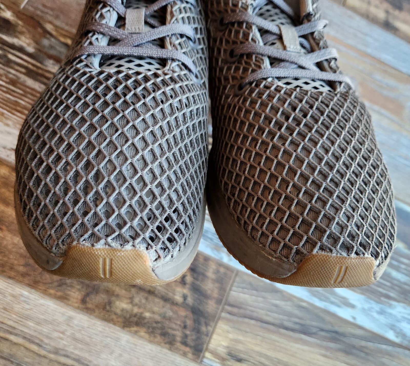 NOBULL Mesh Runner Running Shoes Cushion Lace-Up Clay Gray Unisex M11 W12.5 - Thumbnail 9