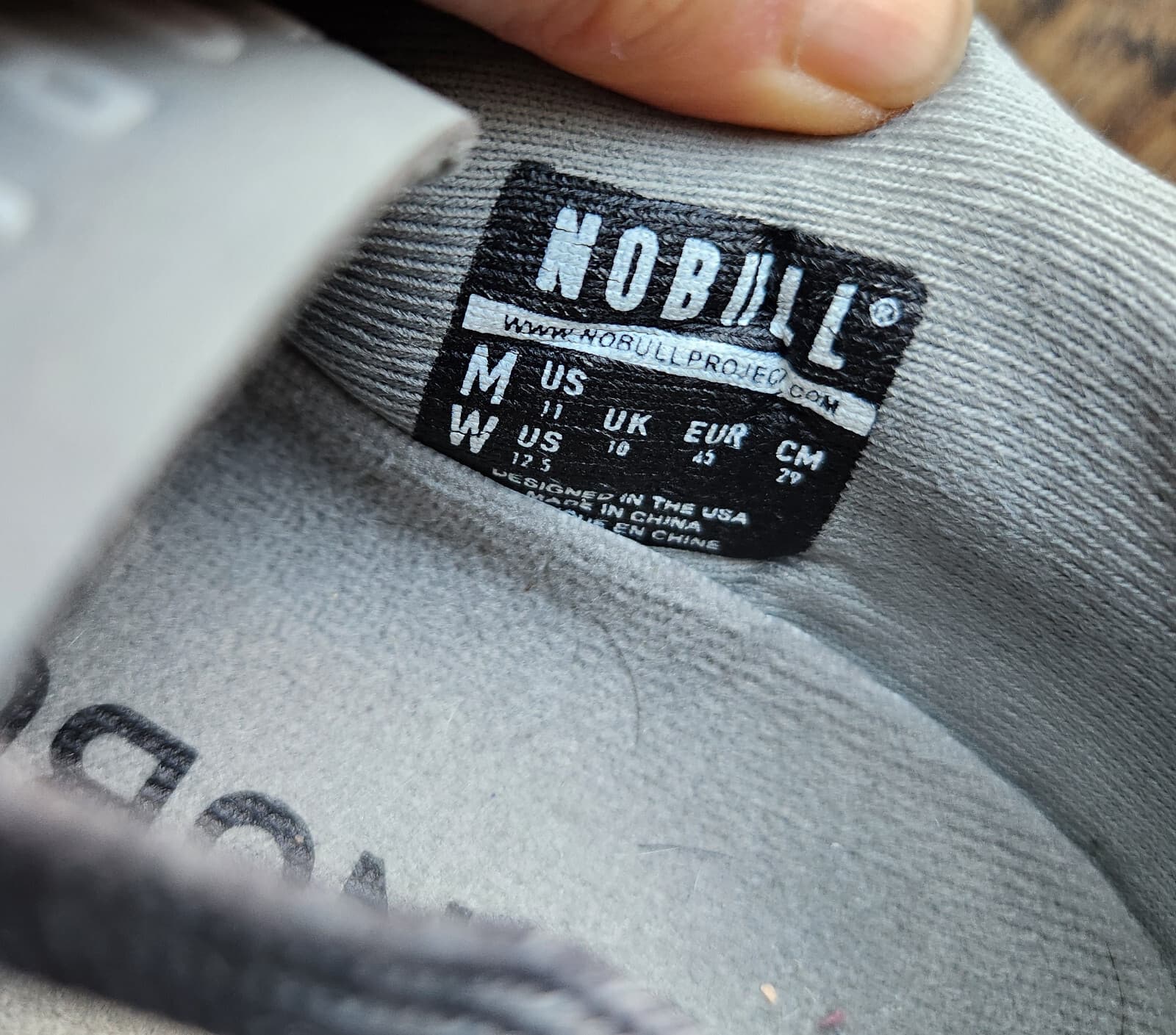 NOBULL Mesh Runner Running Shoes Cushion Lace-Up Clay Gray Unisex M11 W12.5 - Thumbnail 12