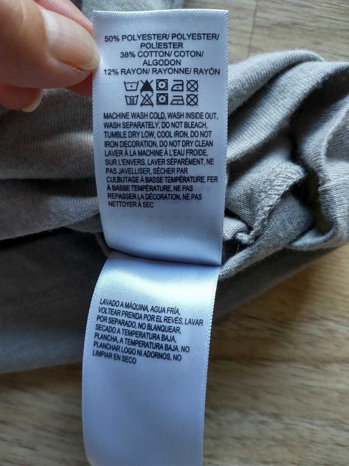 NWT Lucky Brand T-Shirt Short Sleeve Grey Cotton Blend Men Sz.M - Thumbnail 5