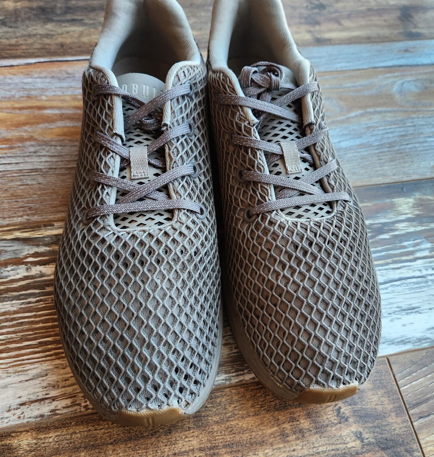 NOBULL Mesh Runner Running Shoes Cushion Lace-Up Clay Gray Unisex M11 W12.5 - Thumbnail 5