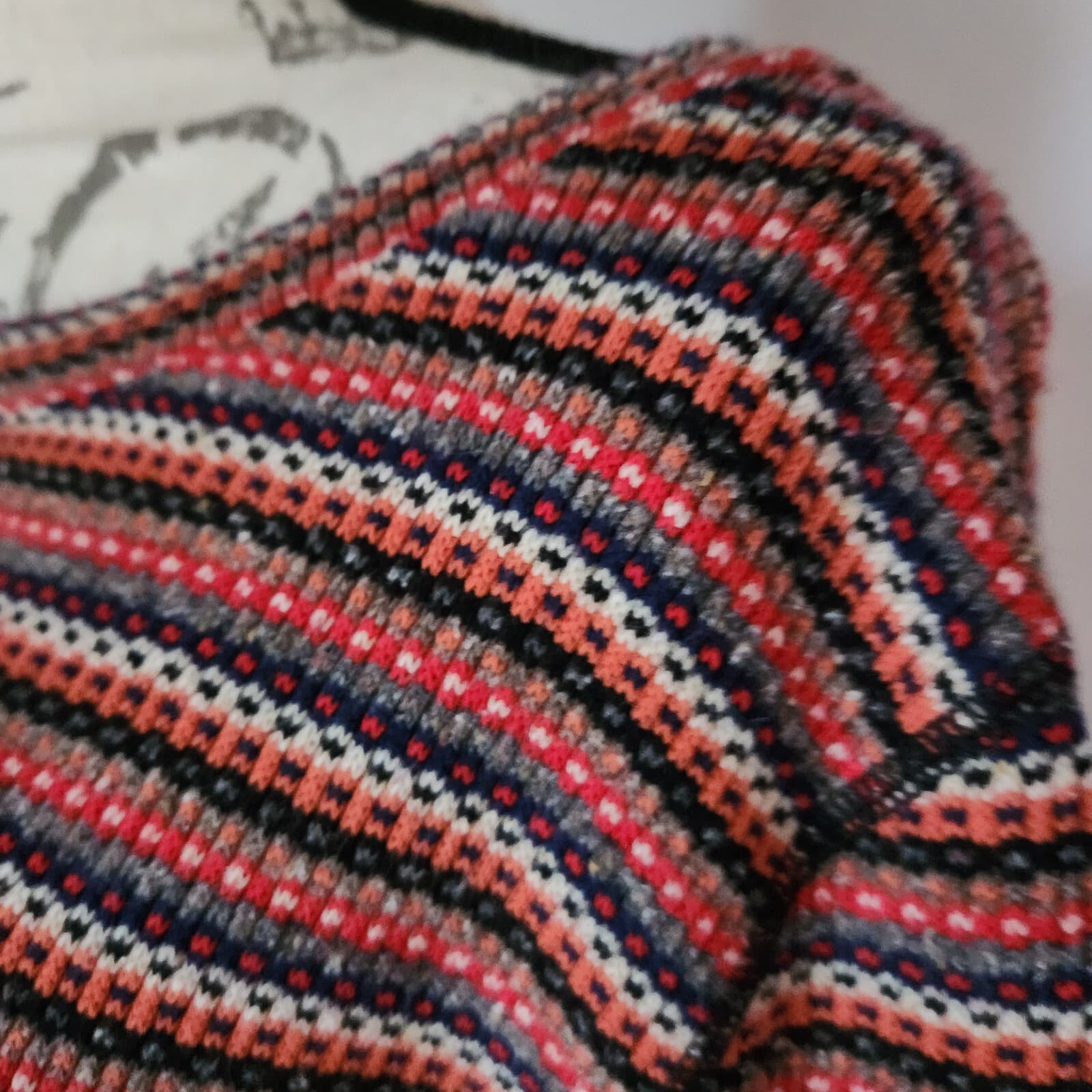 J.Crew Collection Stripe Boat Neck Sweater Cotton Blend Mulicolor Women's XL - Thumbnail 3