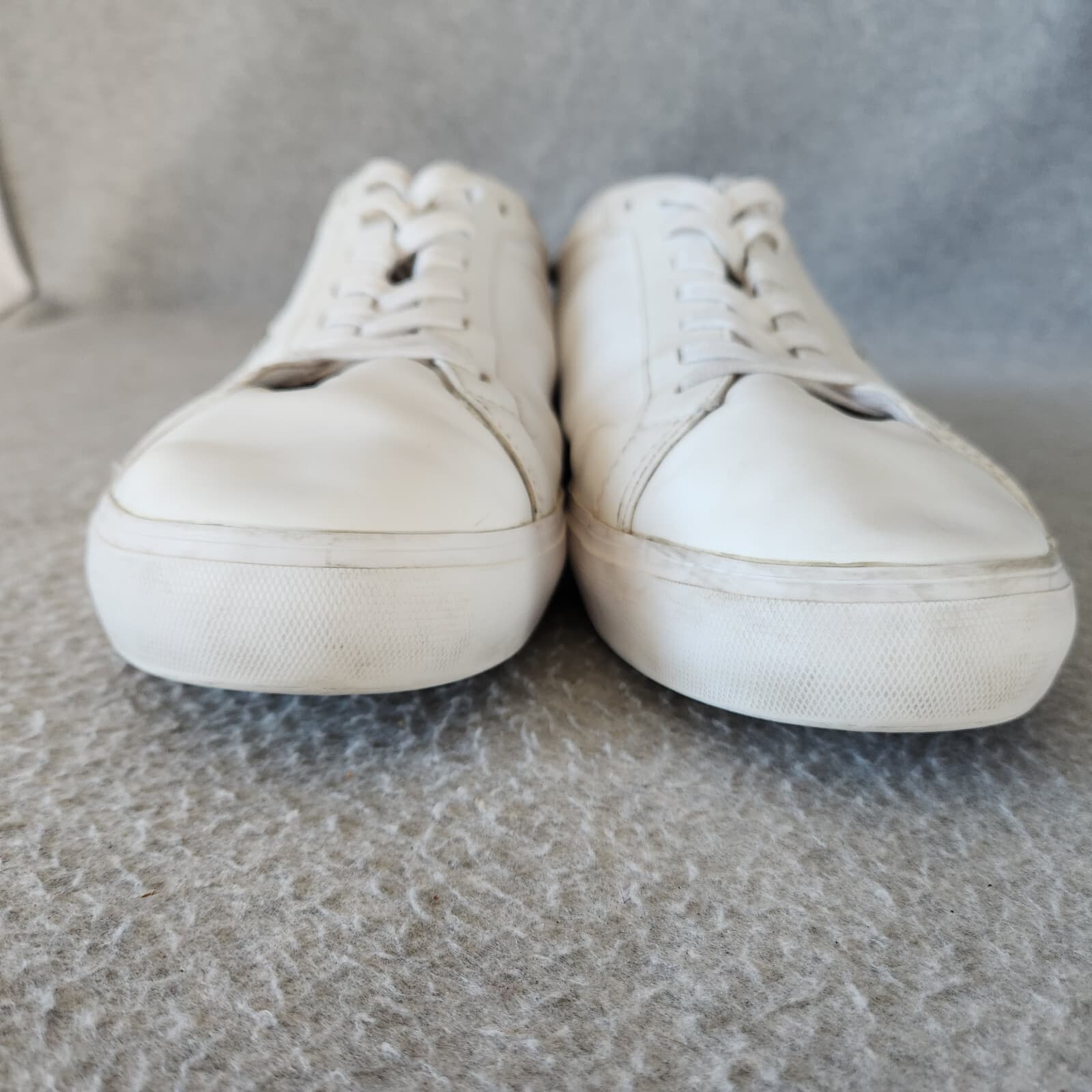 Lacoste Powercourt Low Top Leather Sneaker Cushion Lace-Up White Men EU44.5 US11 - Thumbnail 12