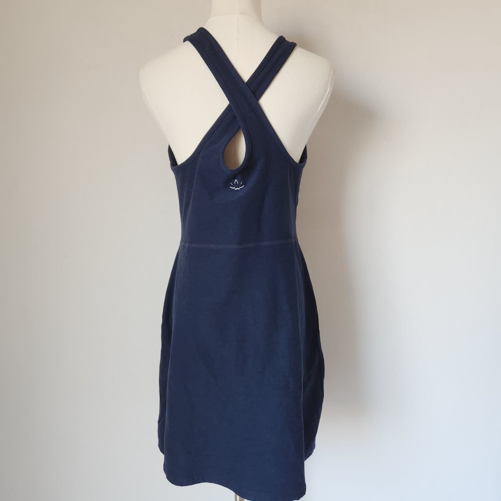 Beyond Yoga Spacedye Under Lock And Key Mini Dress Built-in Bra UV Blue Sz.XL - Thumbnail 4