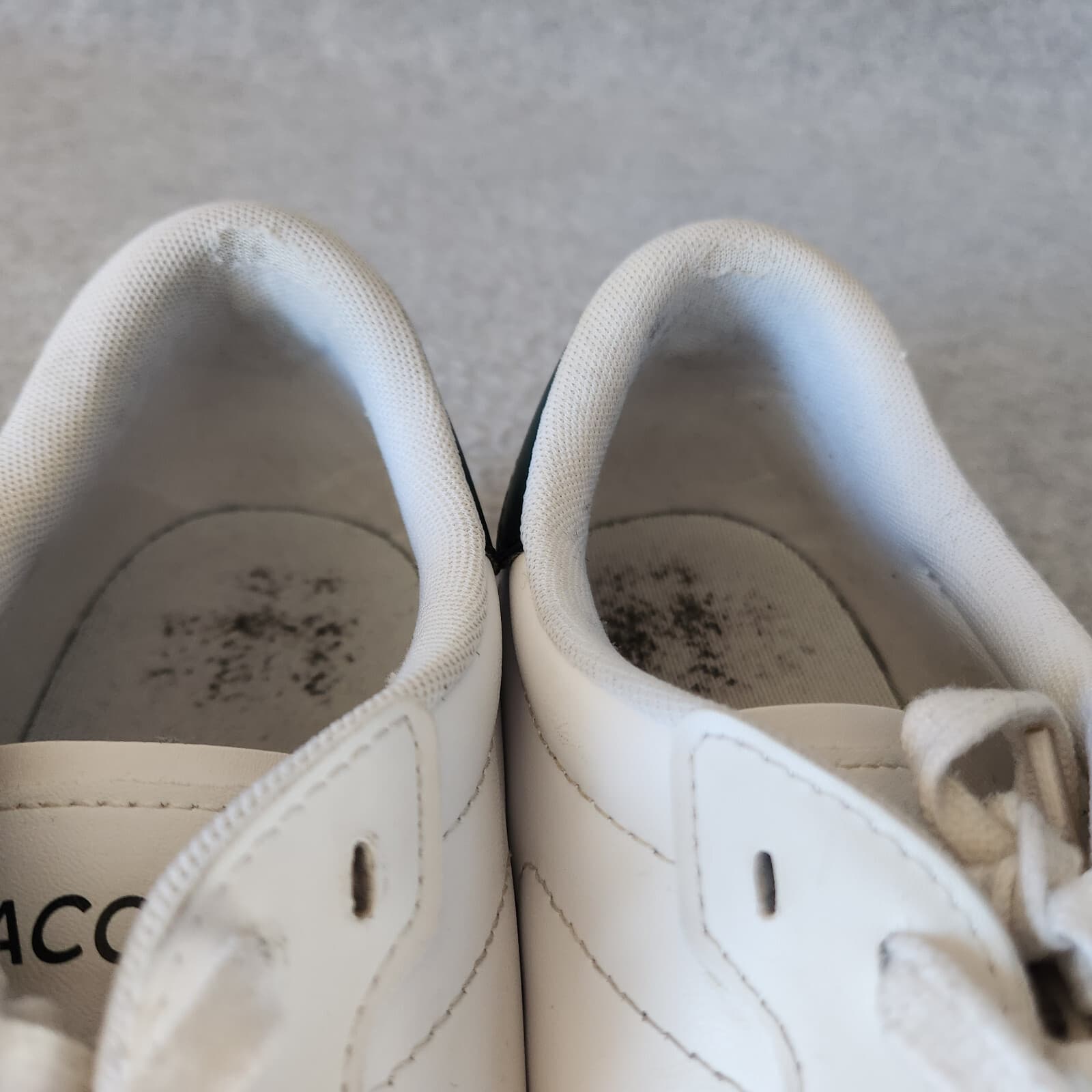 Lacoste Powercourt Low Top Leather Sneaker Cushion Lace-Up White Men EU44.5 US11 - Thumbnail 14
