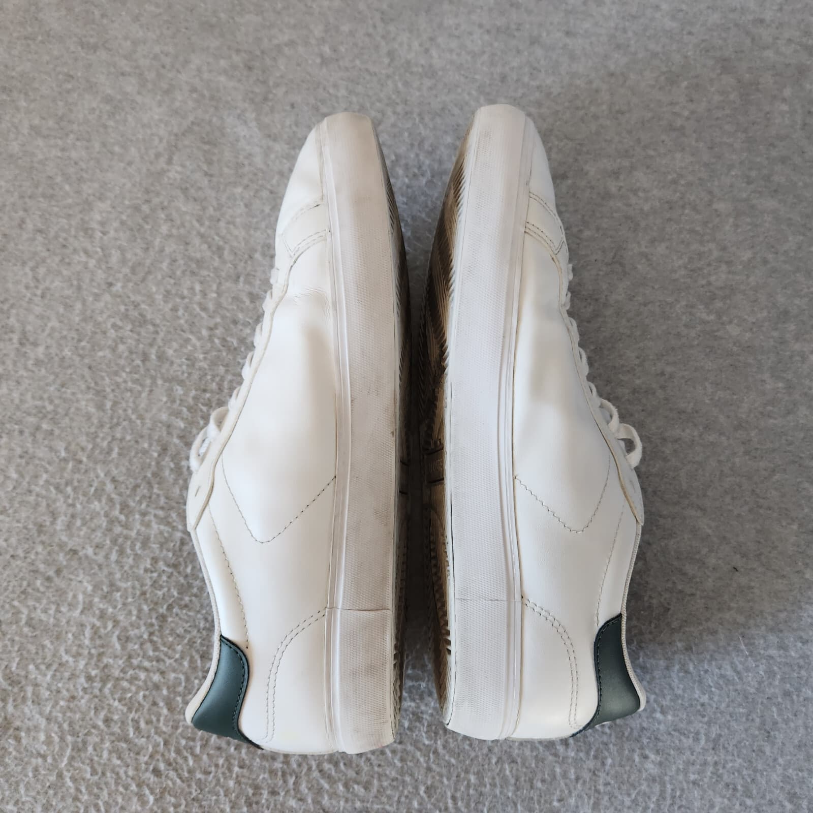 Lacoste Powercourt Low Top Leather Sneaker Cushion Lace-Up White Men EU44.5 US11 - Thumbnail 7