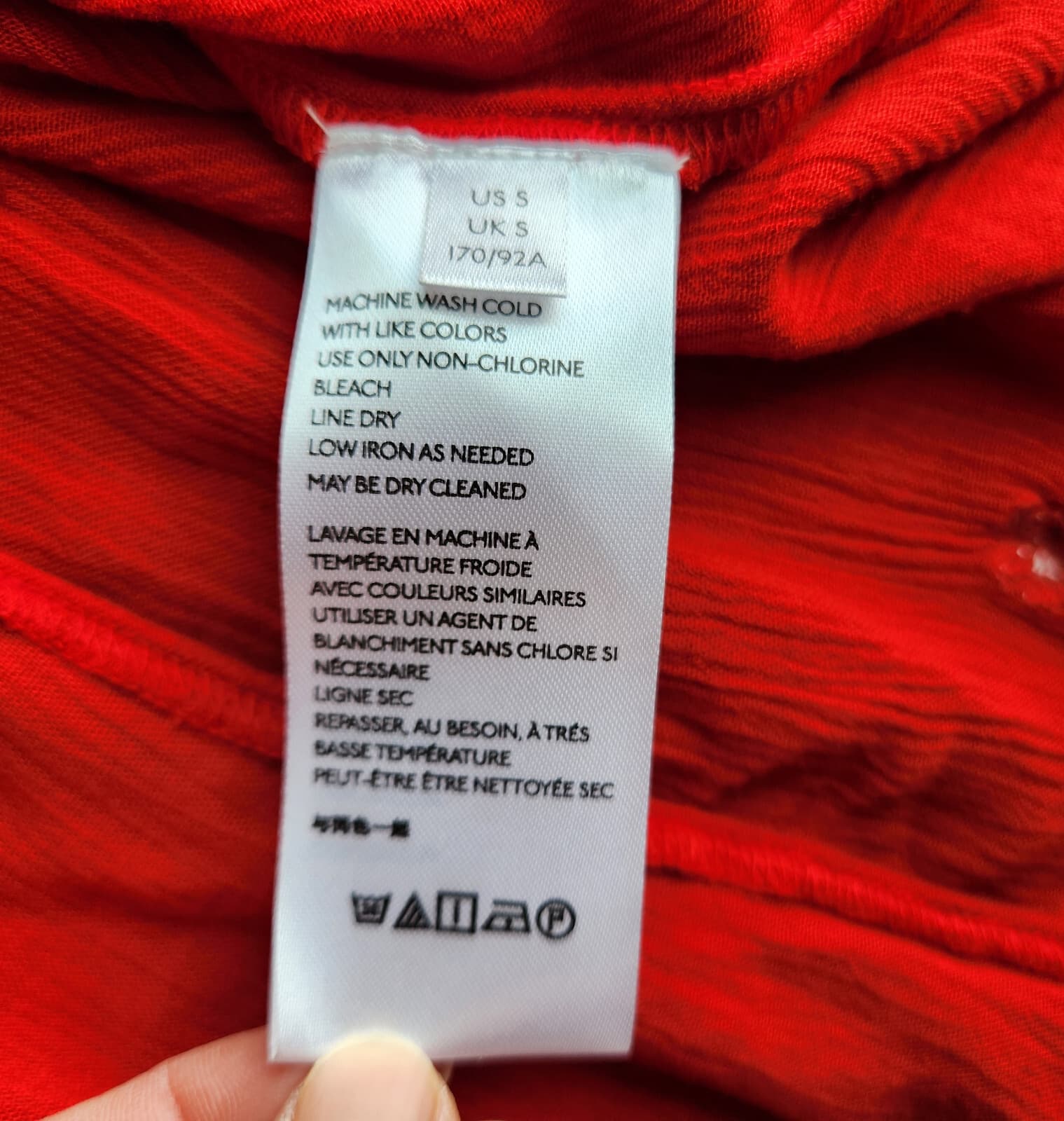 Free People Embroidered Fable Boho Midi Dress 3/4 Sleeve Gauze Red White Sz.S - Thumbnail 16
