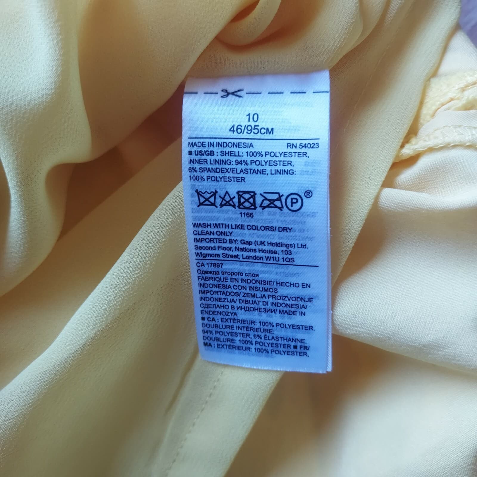 Banana Republic Leaf Lace Mini Tunic Sheath Dress Sleeveless Lined Yellow Sz.10 - Thumbnail 11