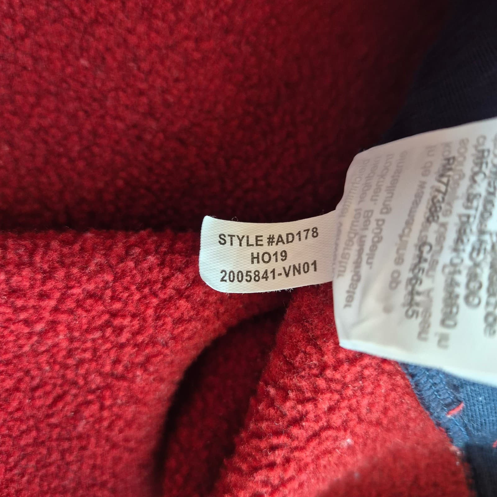 J.Crew Nordic Polartec Fleece 1/4 Zip Sweater Pullover Zip-Pocket Red Blue Men M - Thumbnail 15
