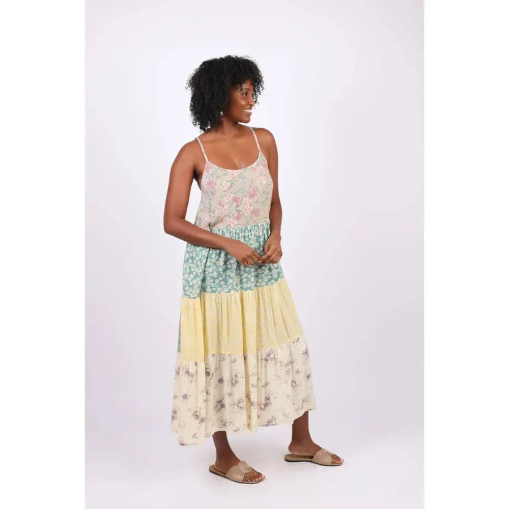 Spaghetti Strap Boho Summer Dress - Thumbnail 5