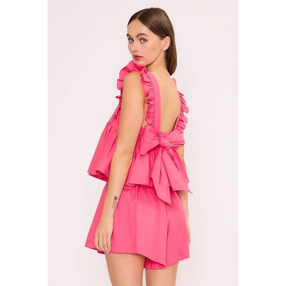 Fuchsia Colette Top and Shorts