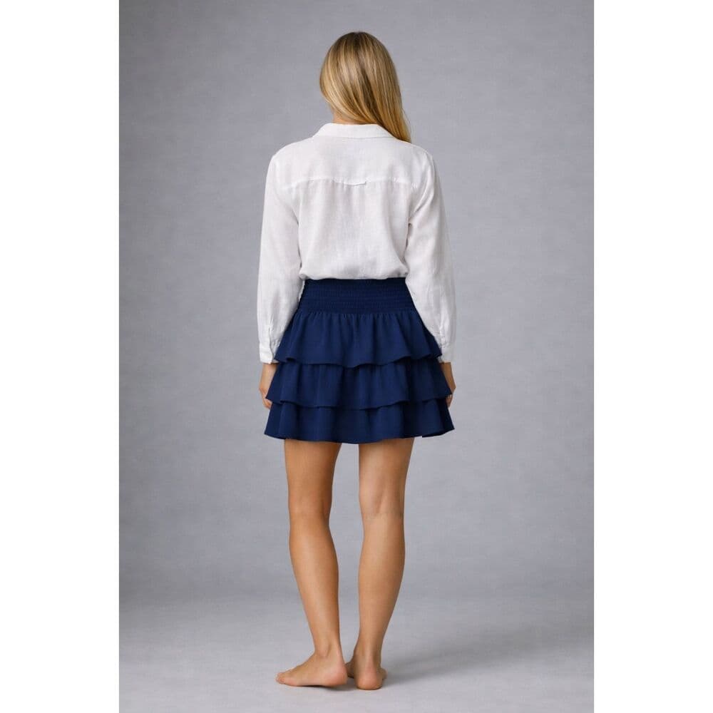 Midnight Blue Chloe Skirt - Thumbnail 2