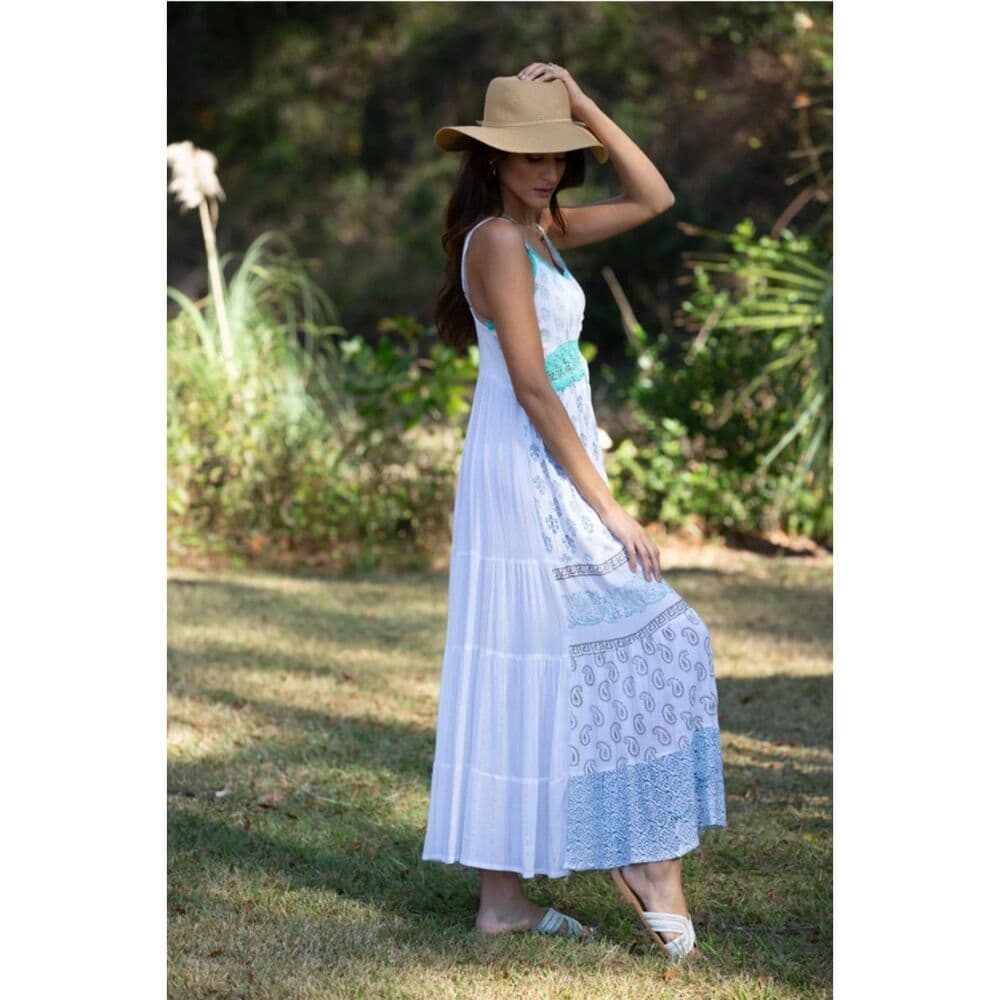 Indian Summer Blockprint Dress - Thumbnail 5