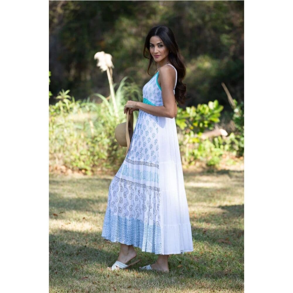 Indian Summer Blockprint Dress - Thumbnail 3