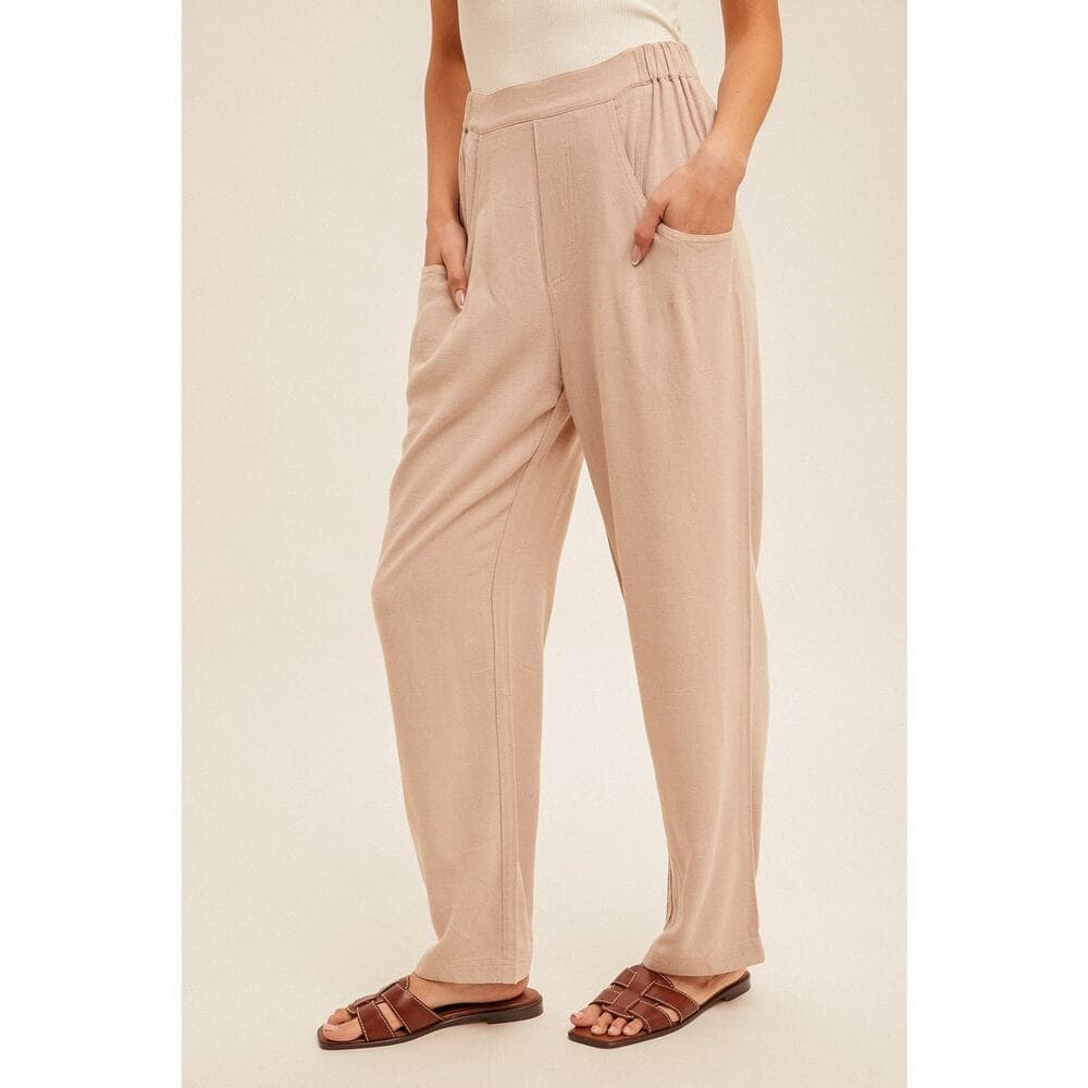 Relaxed Fit Snow Wash Pants - Thumbnail 2