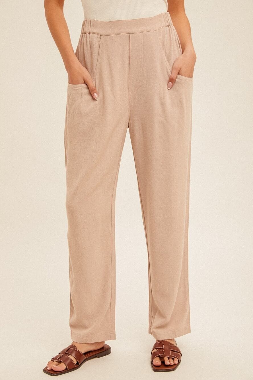 Relaxed Fit Snow Wash Pants