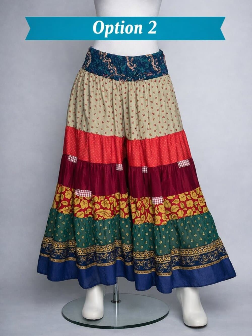 POL #3 One of a Kind High Rise Smocked Wide Leg Pants - Thumbnail 3