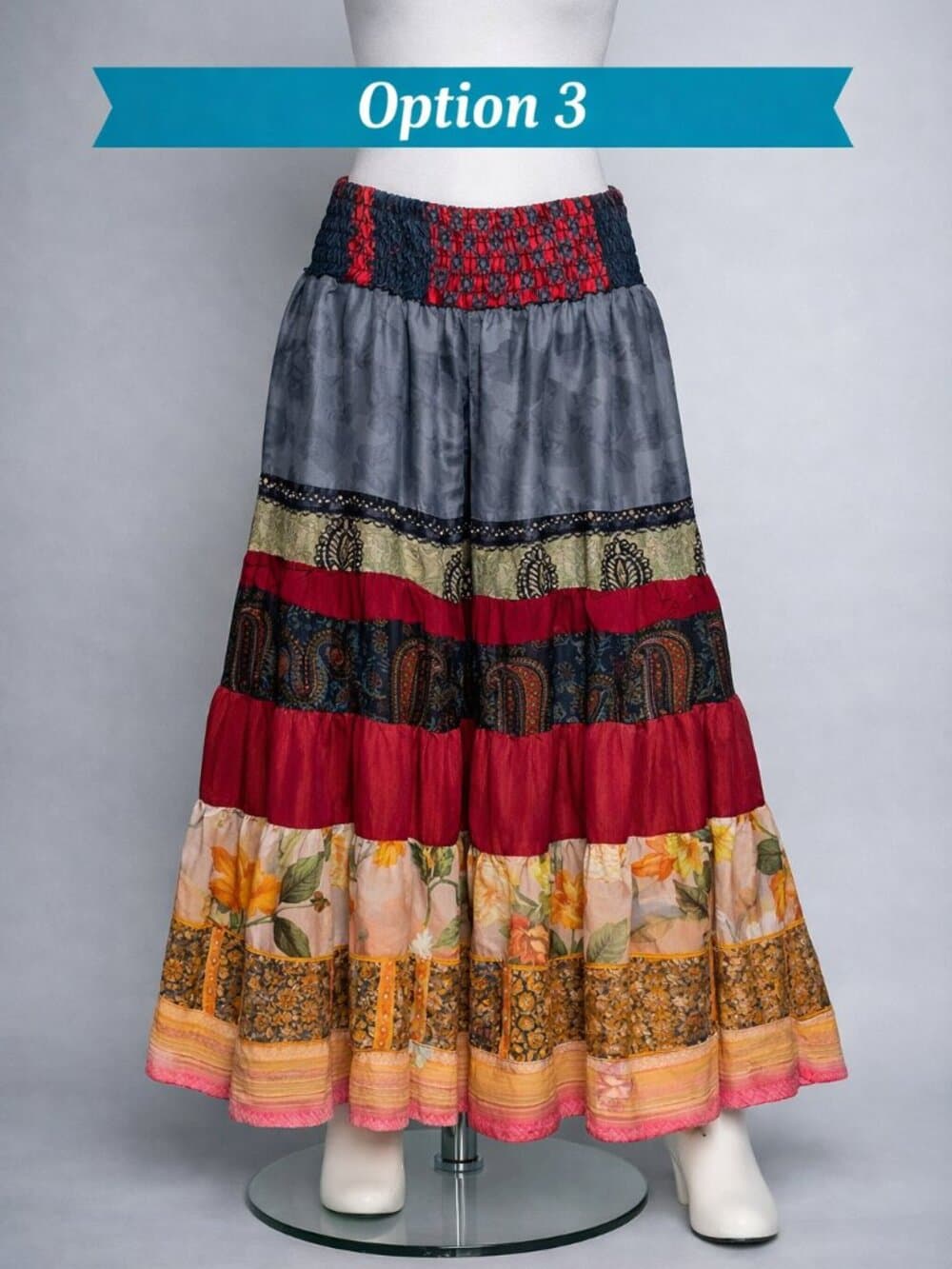POL #4 One of a Kind High Rise Smocked Wide Leg Pants - Thumbnail 4