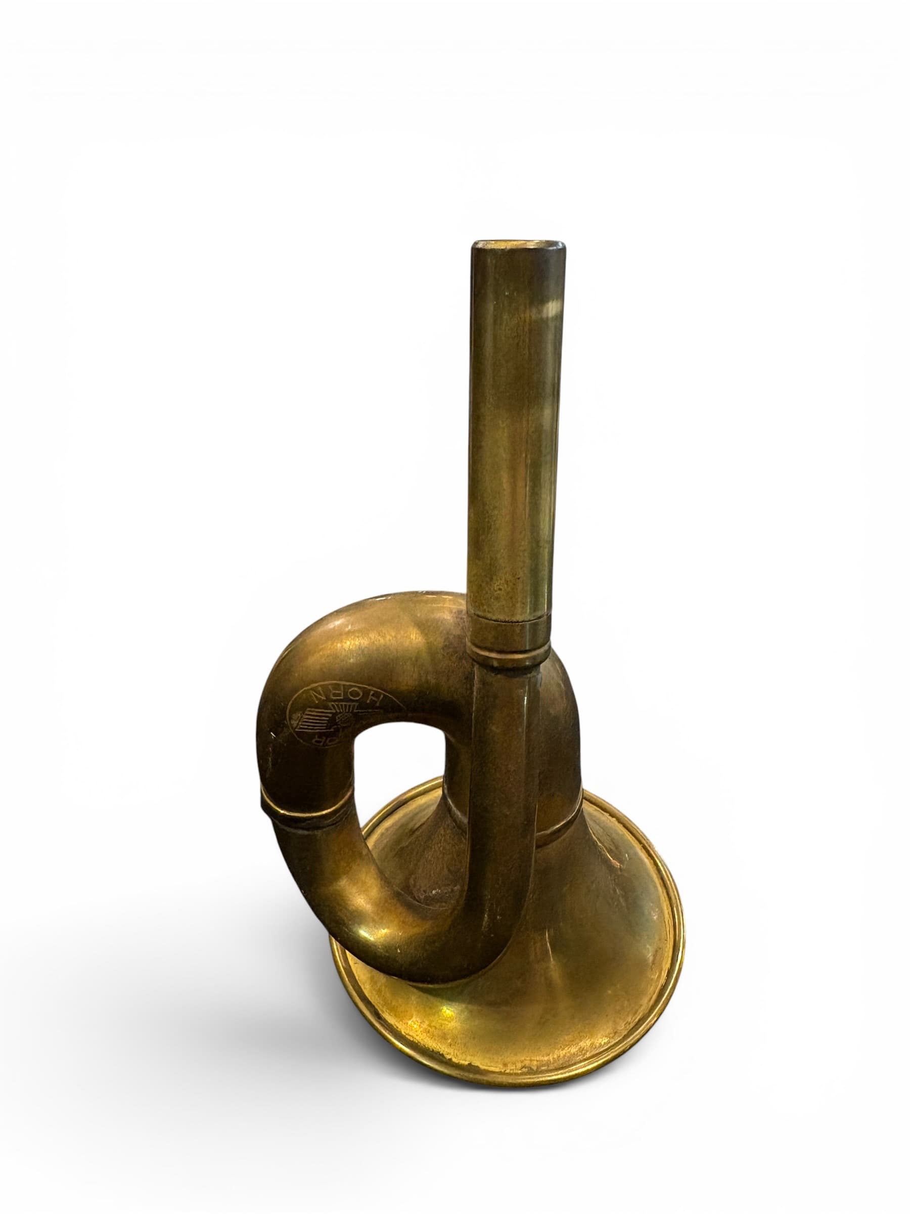 Vintage Brass Automobile Bulb Horn Trumpet — AS IS (941) - Regular - Thumbnail 5