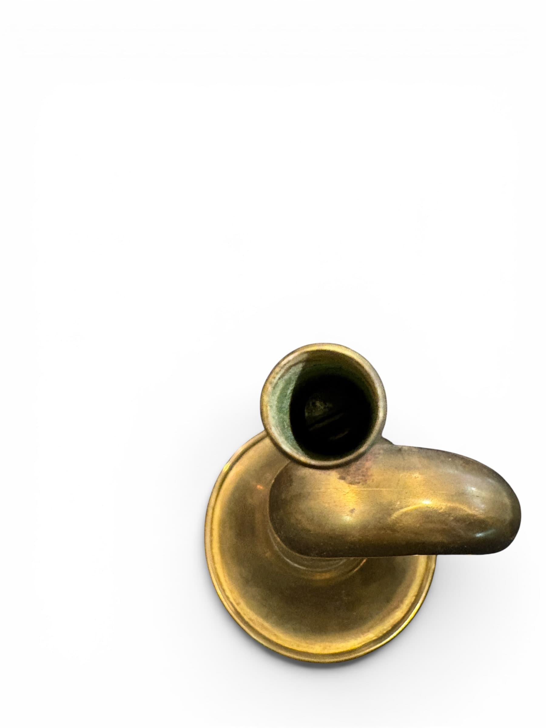 Vintage Brass Automobile Bulb Horn Trumpet — AS IS (941) - Regular - Thumbnail 3