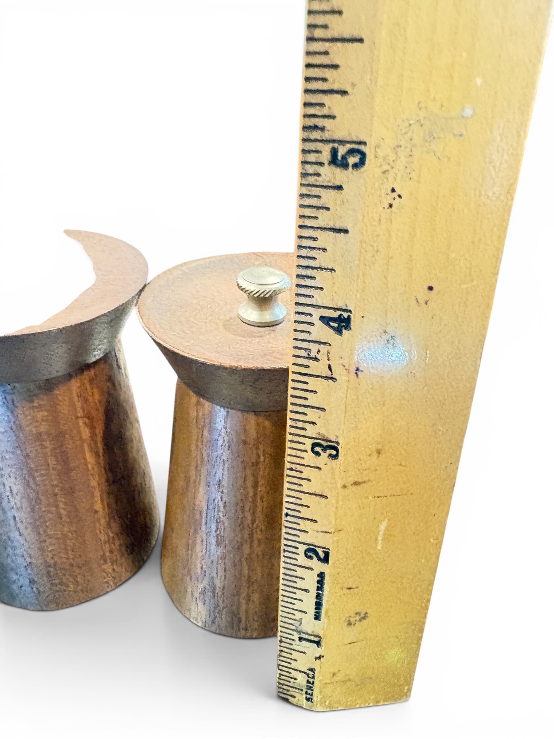 Mid-Century Italian Teak Salt & Pepper Shaker Set (1205) - Regular - Thumbnail 5