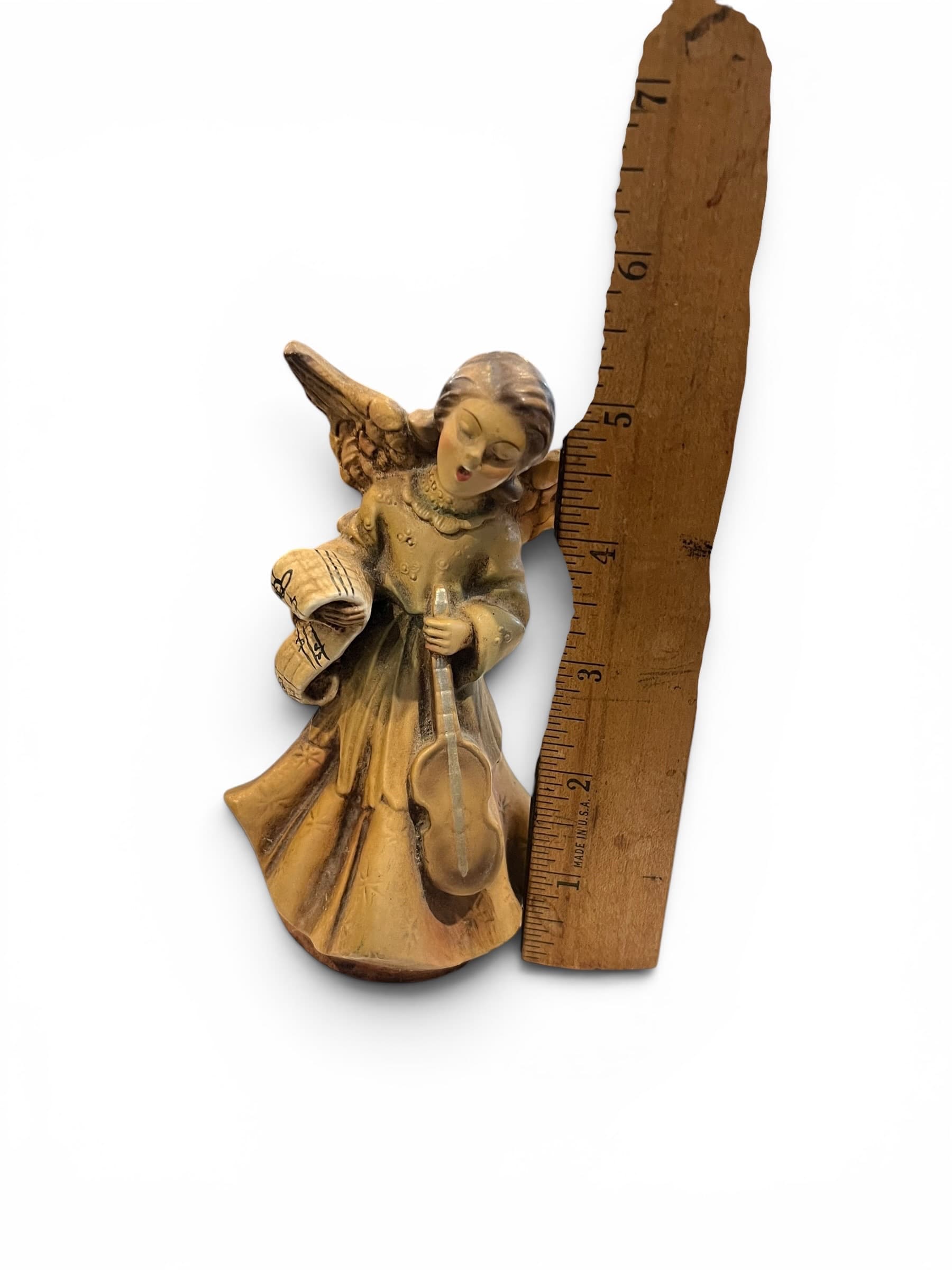 Italian Resin Musical Angel Figurine (941) - Regular - Thumbnail 5