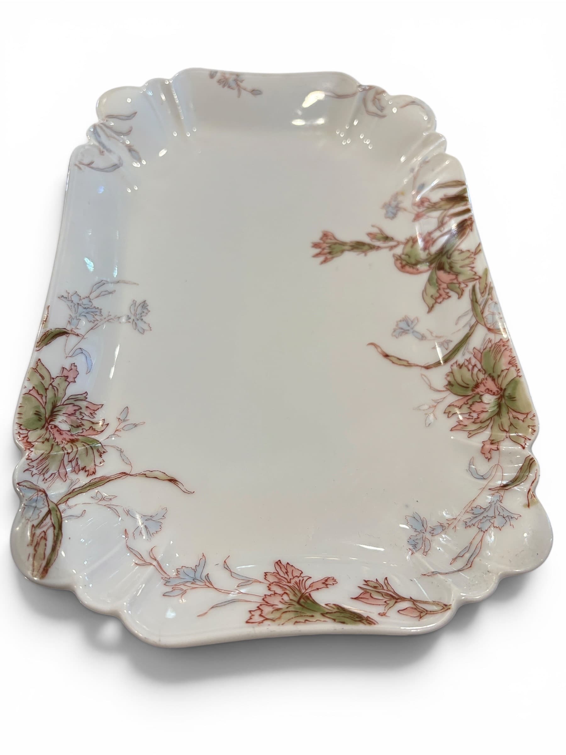 Elegant antique Limoges porcelain dining/vanity tray (941) - Regular - Thumbnail 2