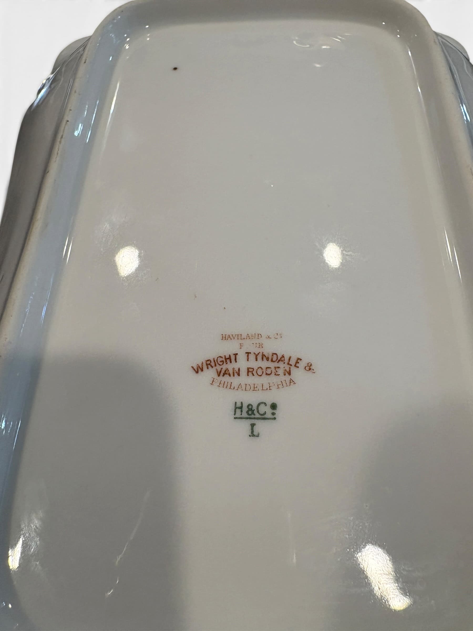 Elegant antique Limoges porcelain dining/vanity tray (941) - Regular - Thumbnail 4