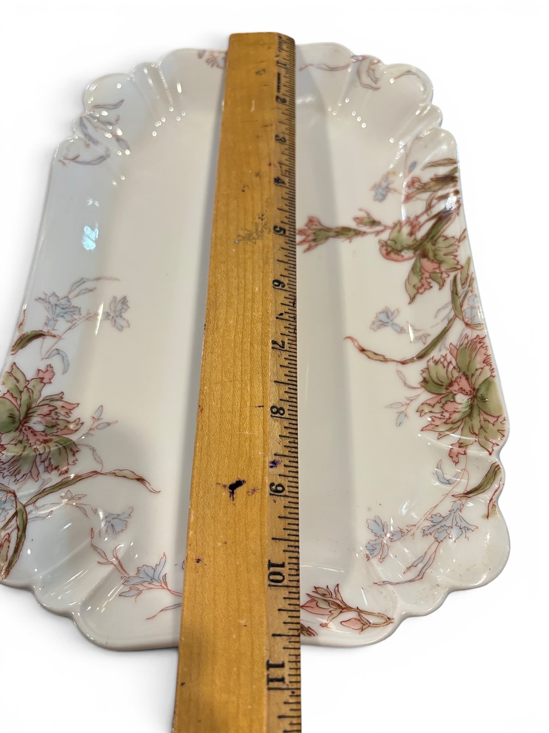 Elegant antique Limoges porcelain dining/vanity tray (941) - Regular - Thumbnail 7