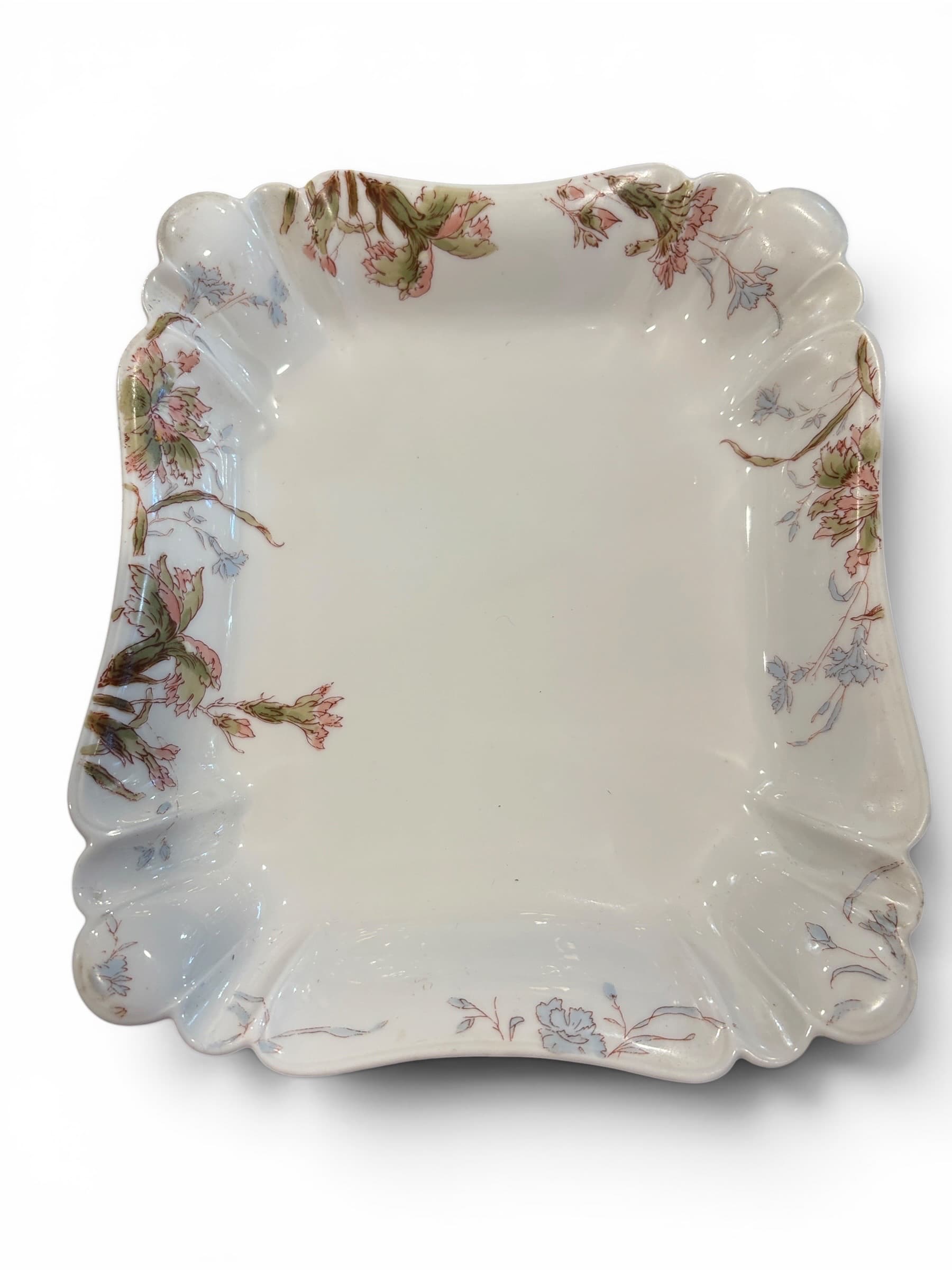 Antique Haviland Limoges Scalloped Dish, Wright Tyndale & Van Roden Philadelphia (941) - Regular - Thumbnail 2