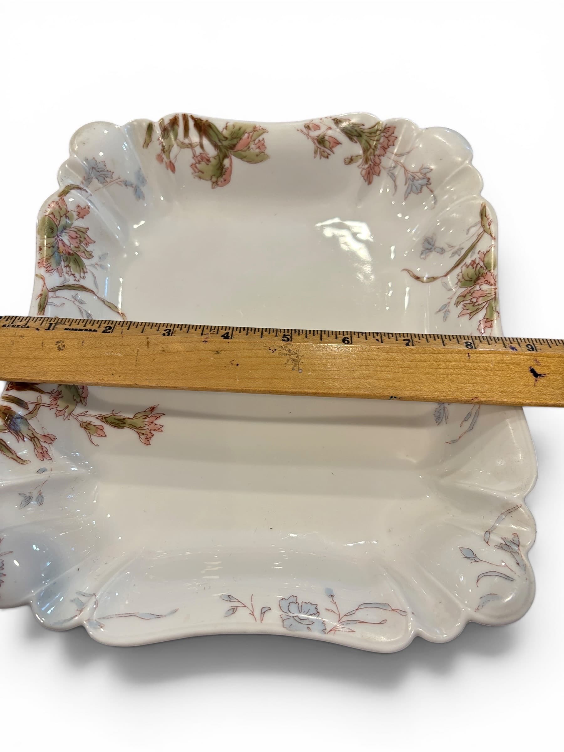 Antique Haviland Limoges Scalloped Dish, Wright Tyndale & Van Roden Philadelphia (941) - Regular - Thumbnail 4