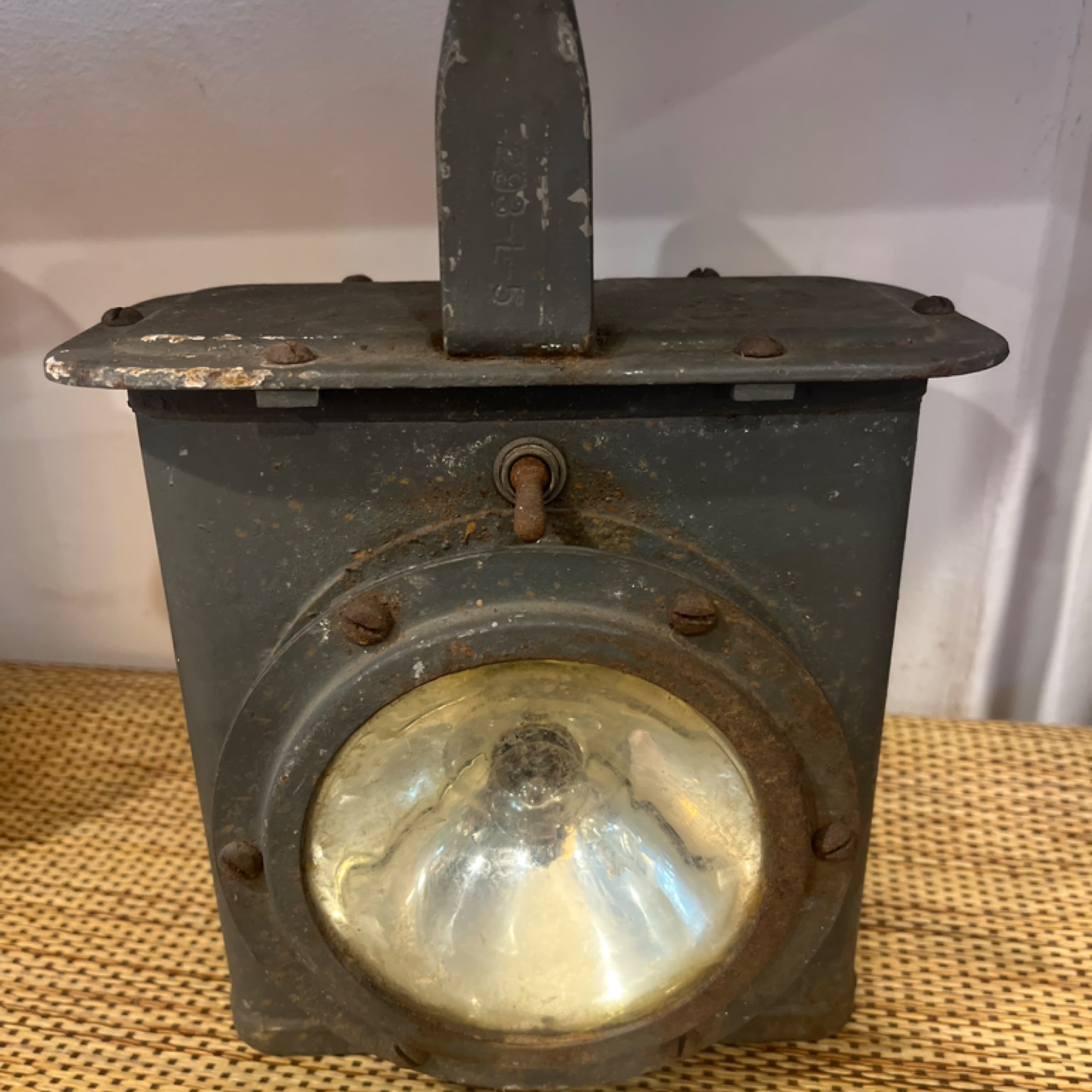 WWII US Military Field Lantern Signal Lamp (1214) - Regular - Image 1