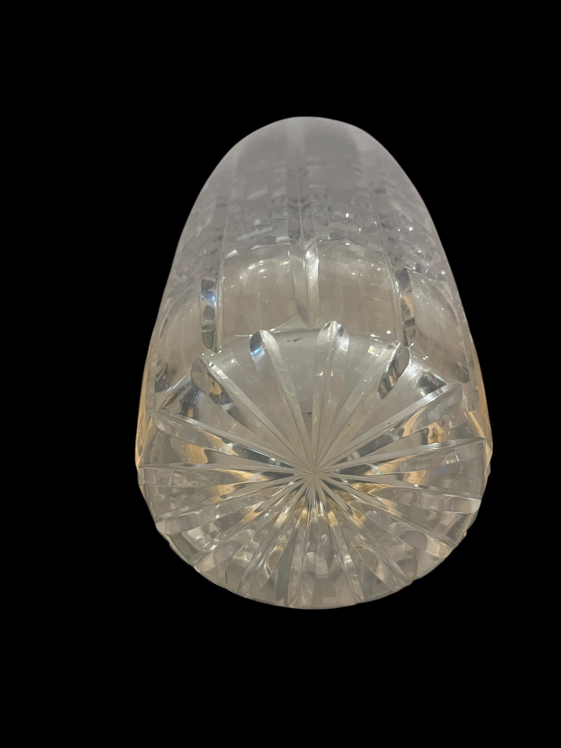 Large Bohemian Brilliant Cut Crystal Vase (941) - Regular - Thumbnail 4