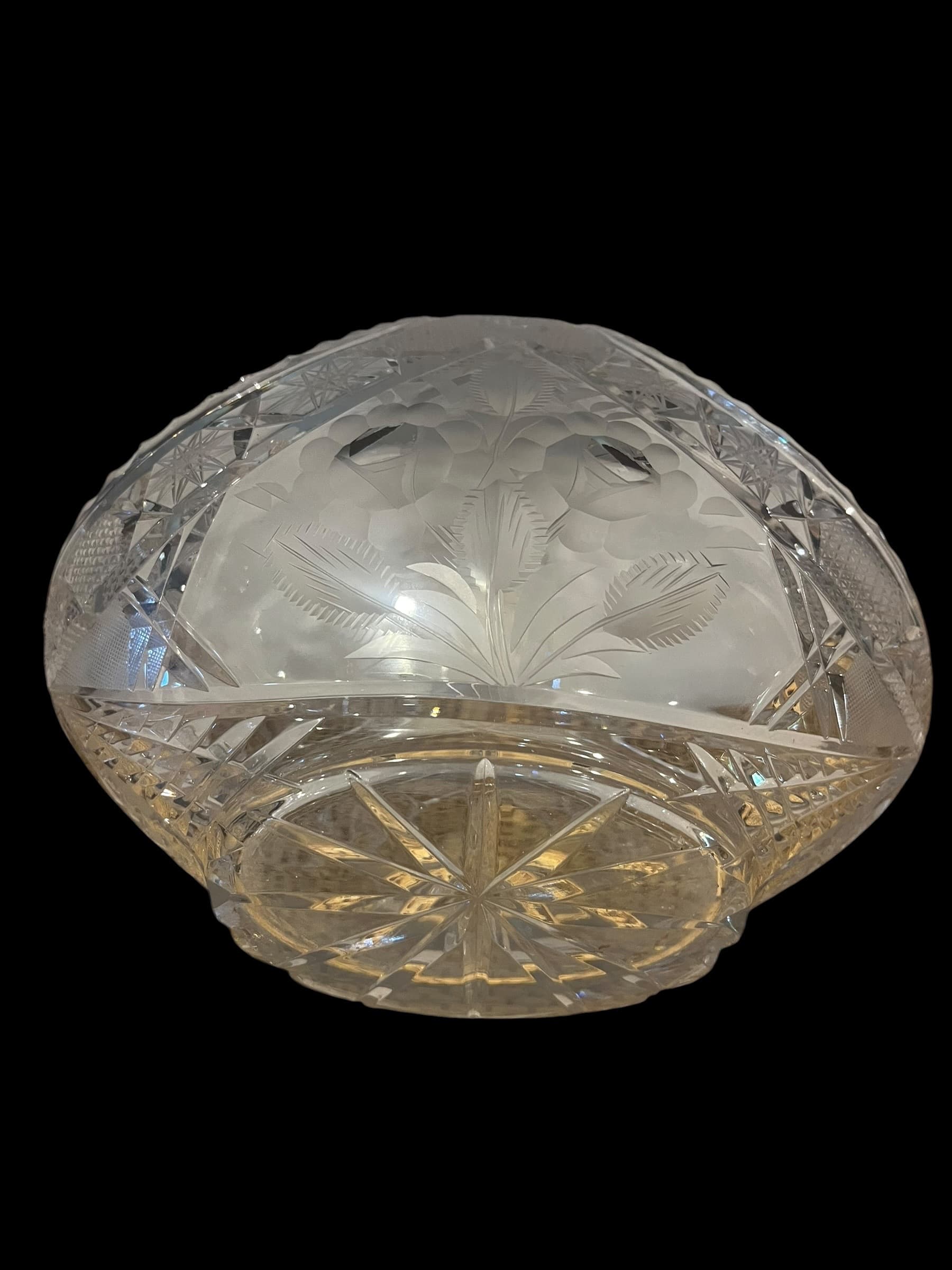 Bohemian Cut Crystal Basket – Brilliant Cut (941) - Regular - Thumbnail 6