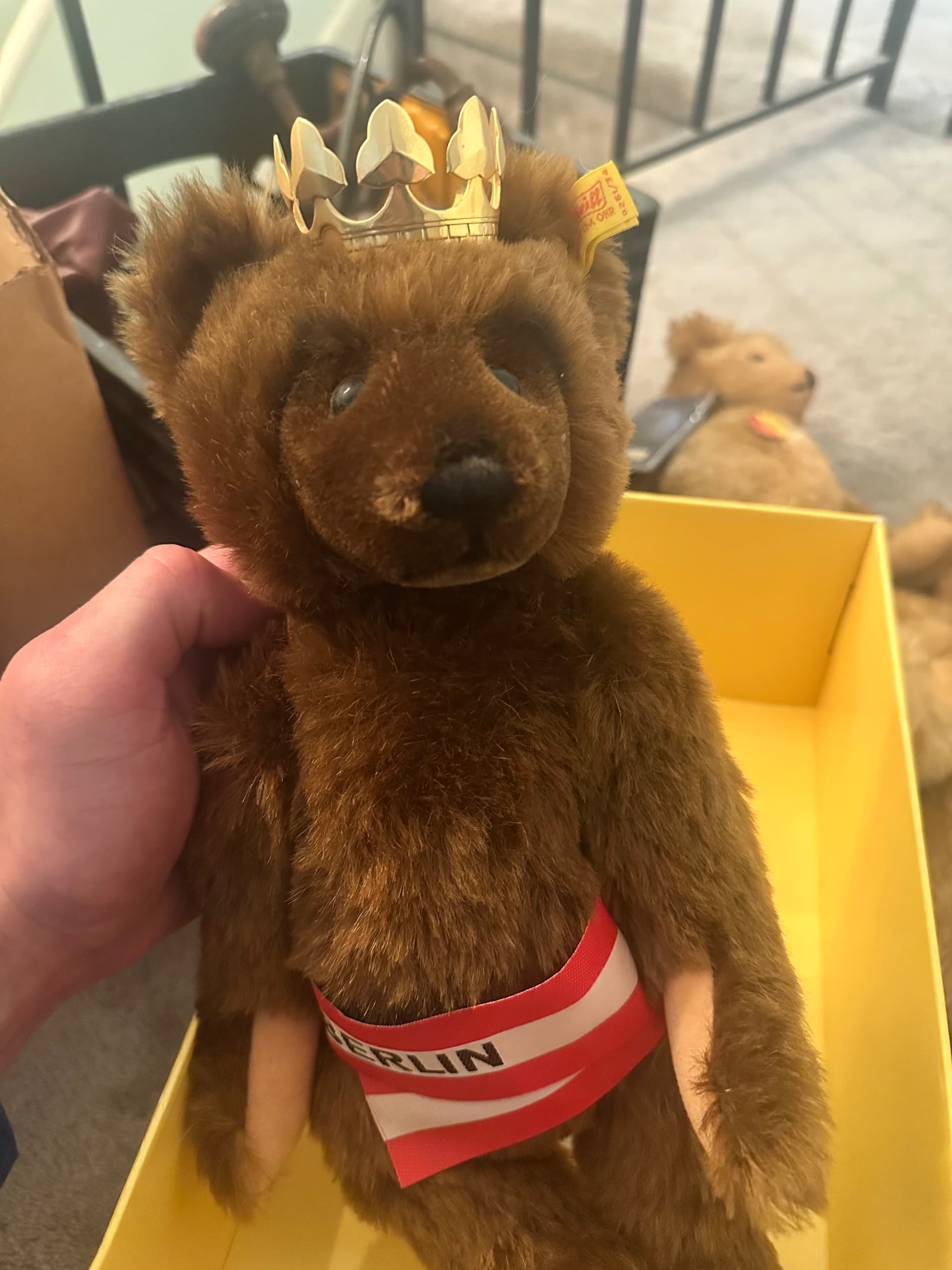 1985 Chocloate Brown Steiff Berlin Bear - Regular - Thumbnail 15