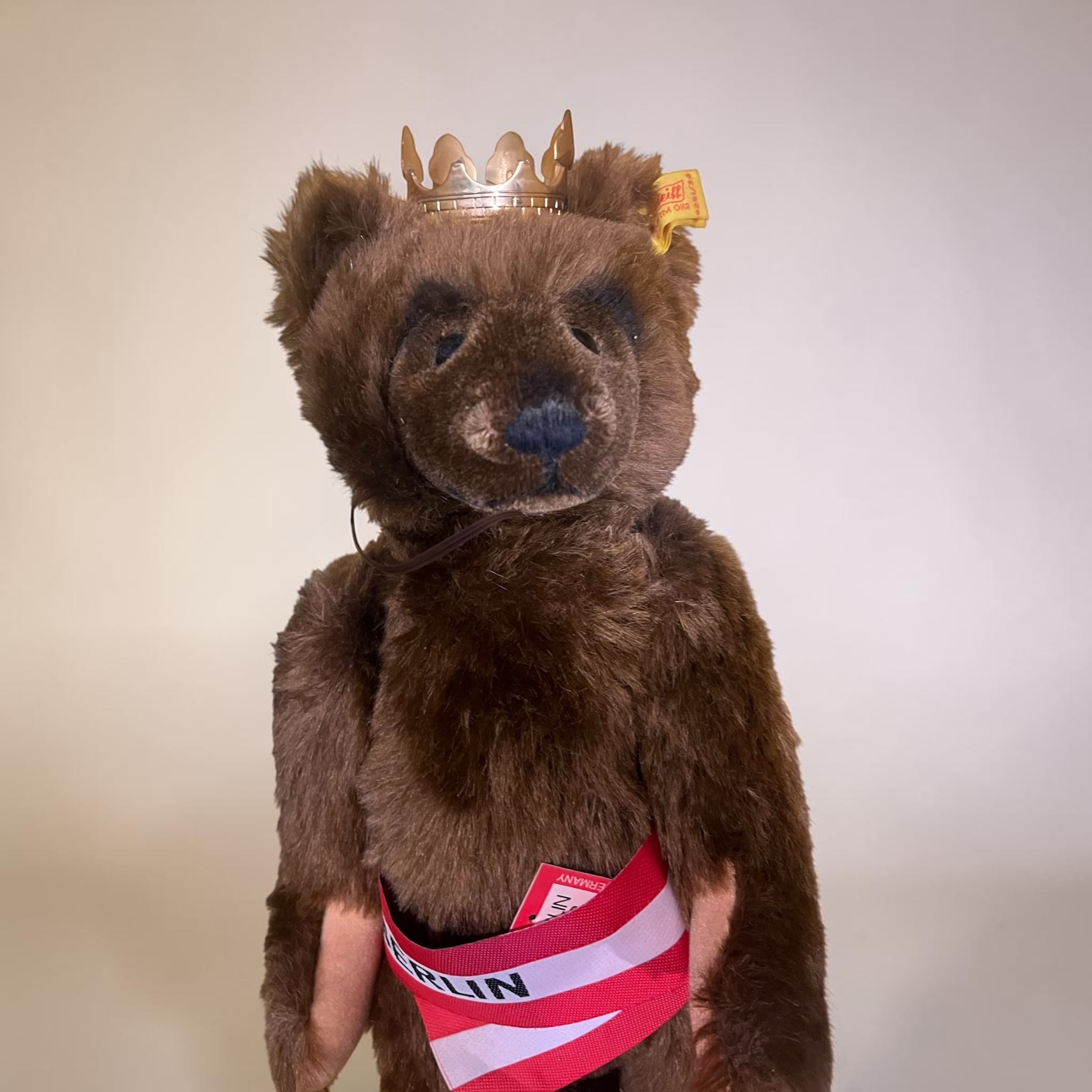 1985 Chocloate Brown Steiff Berlin Bear - Regular - Thumbnail 14