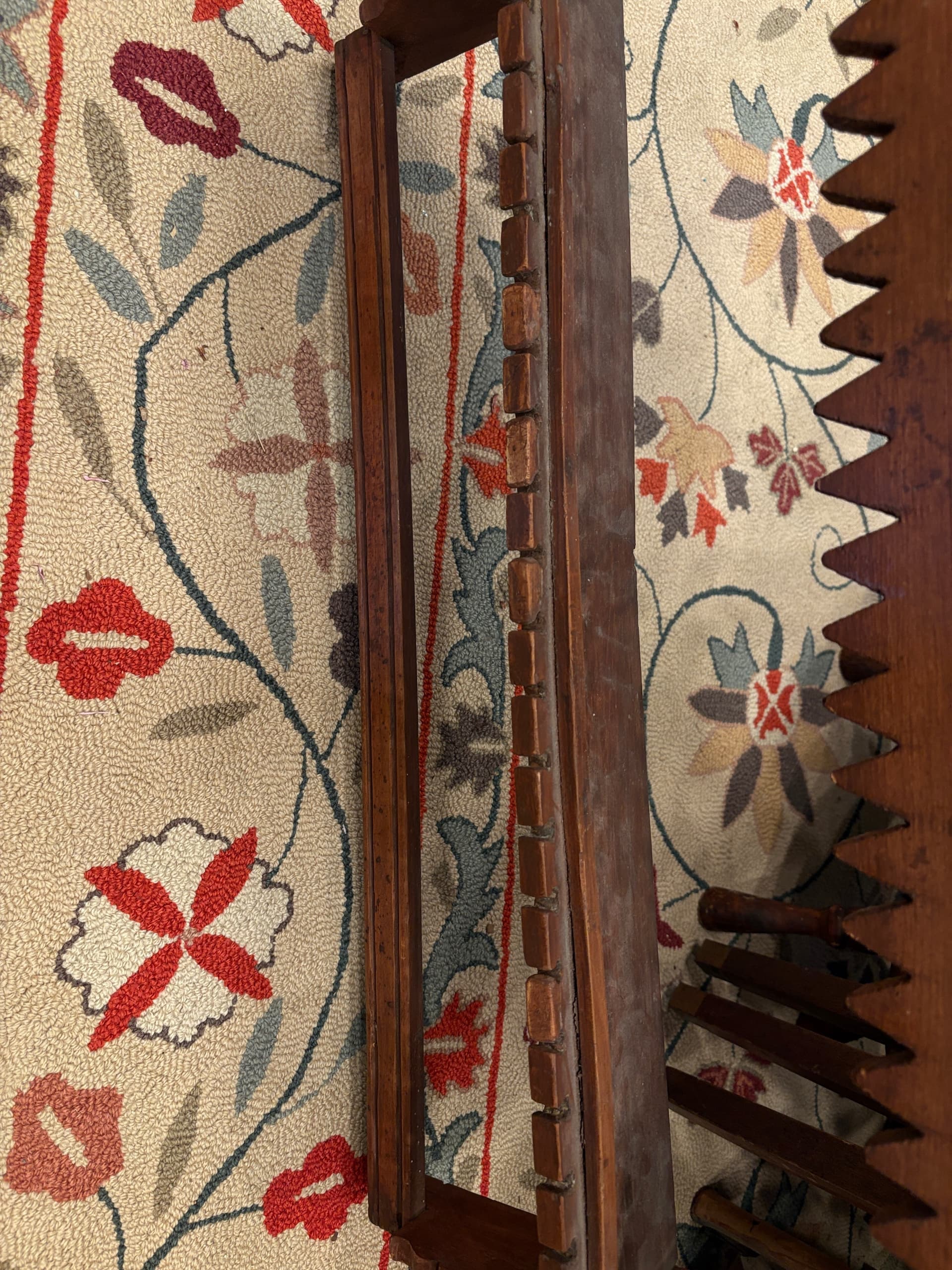 Primitive Knife & Spoon Wall Rack with Salt Box , c.1860–1890 - Regular - Thumbnail 3