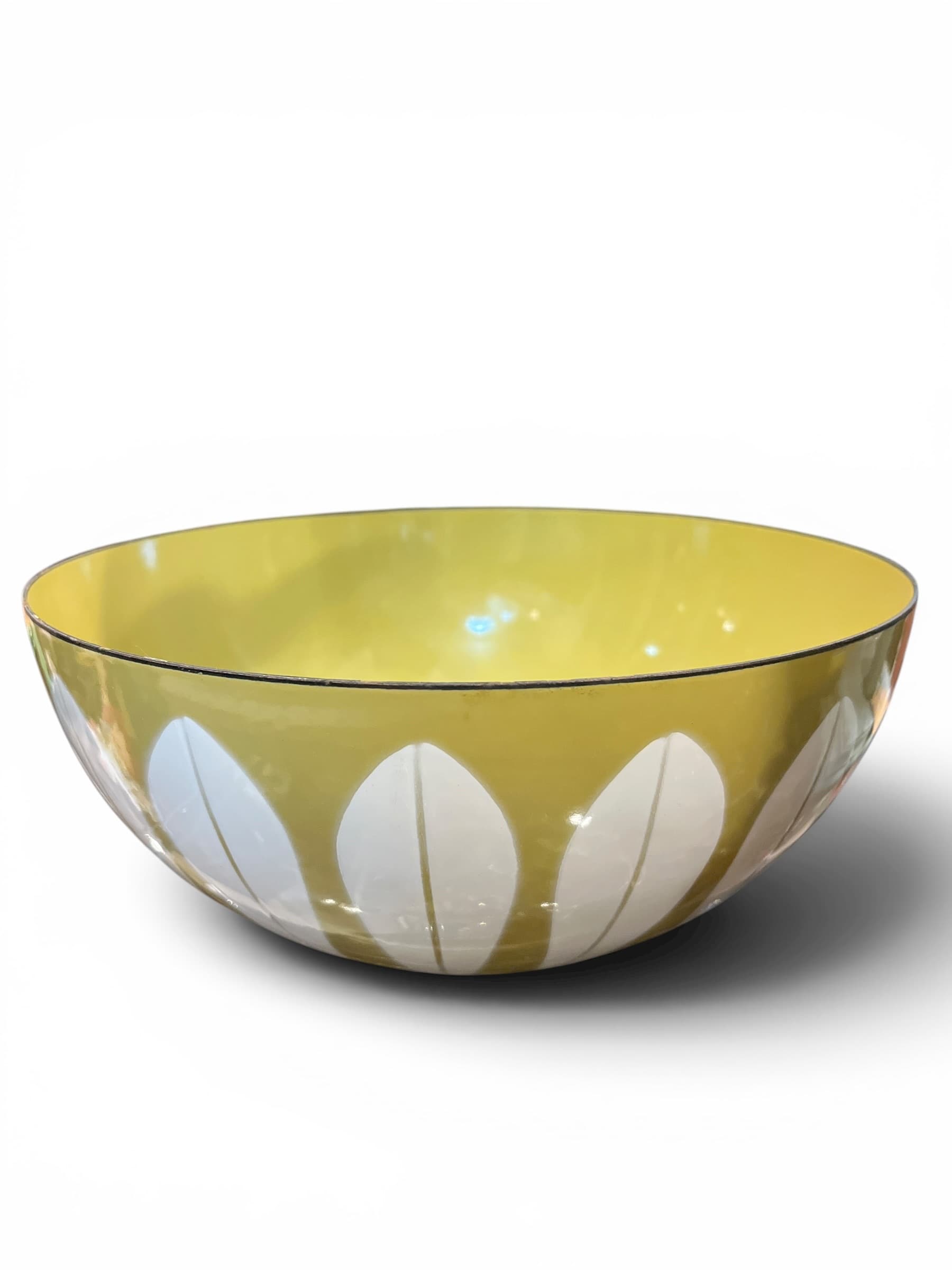 Cathrineholm Norway Lotus Bowl 9.5” Avocado c. 1960s - Regular - Thumbnail 2