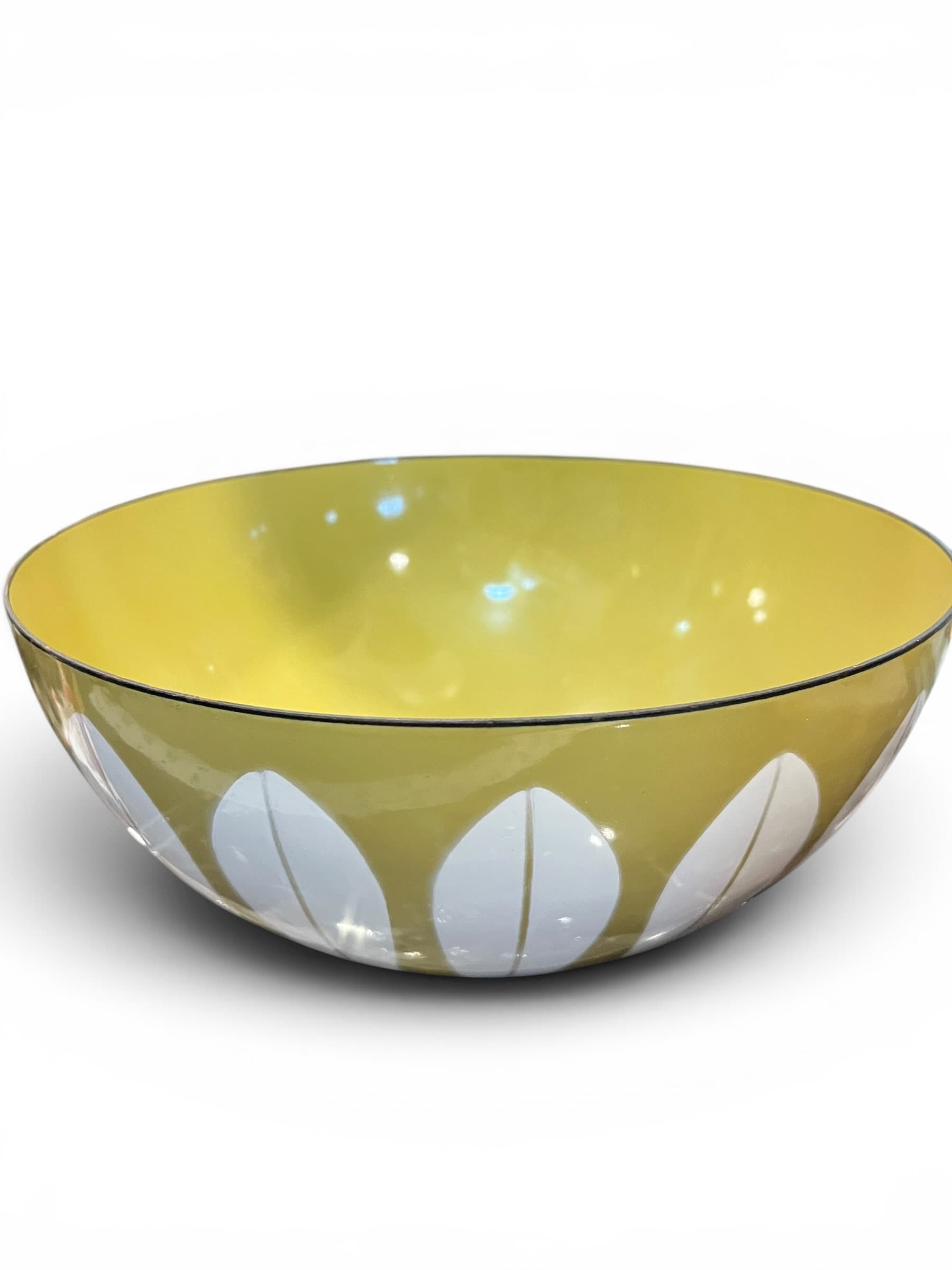 Cathrineholm Norway Lotus Bowl 9.5” Avocado c. 1960s - Regular