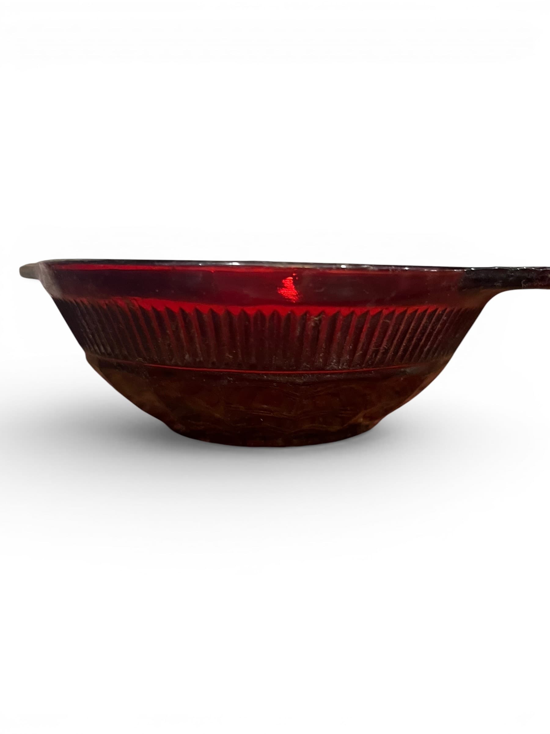 Anchor Hocking Coronation Royal Ruby Red small fruit bowl-1270 - Regular - Thumbnail 4