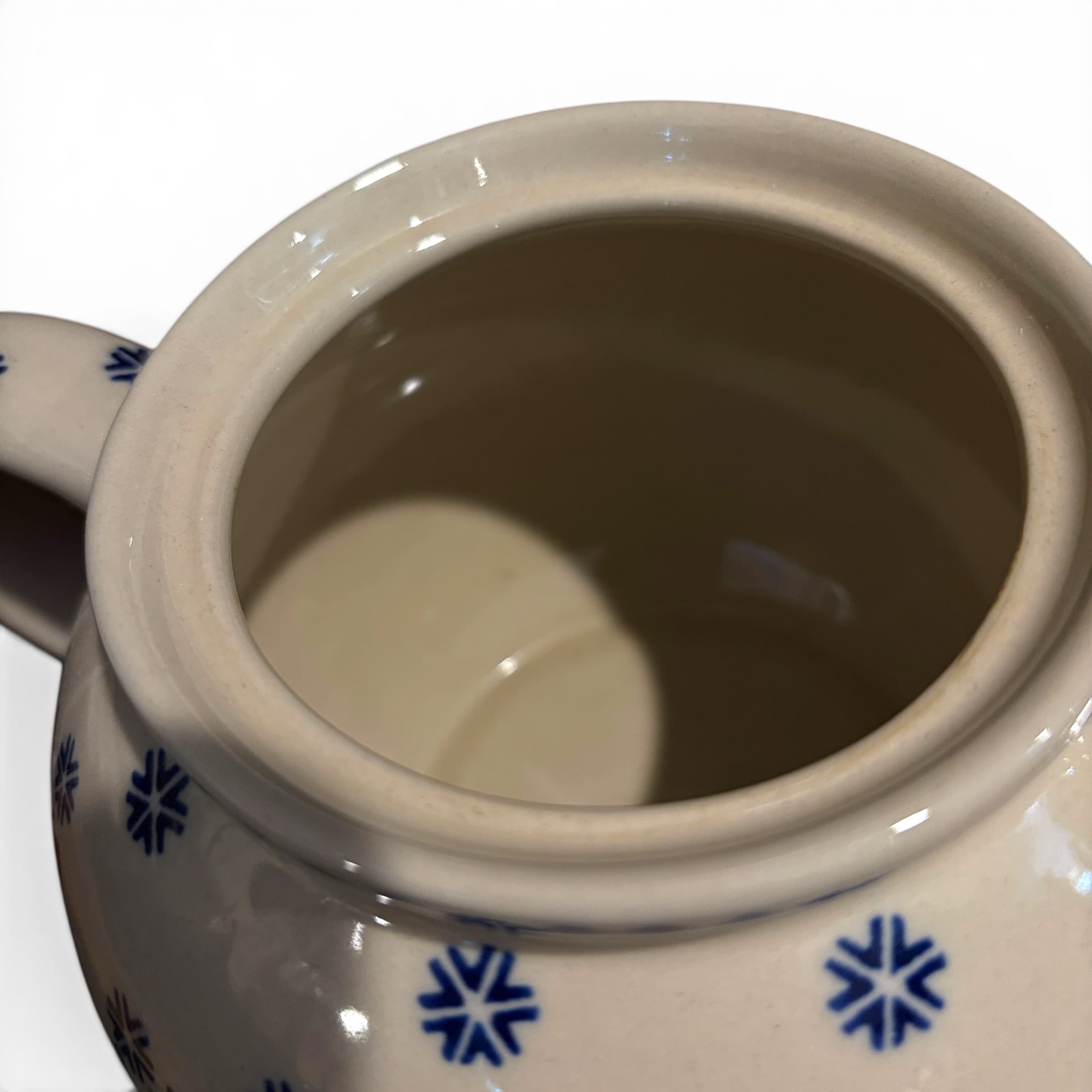 Ceramika Artystyczna Polish Pottery Teapot | Winter Moose Forest - Regular - Thumbnail 4