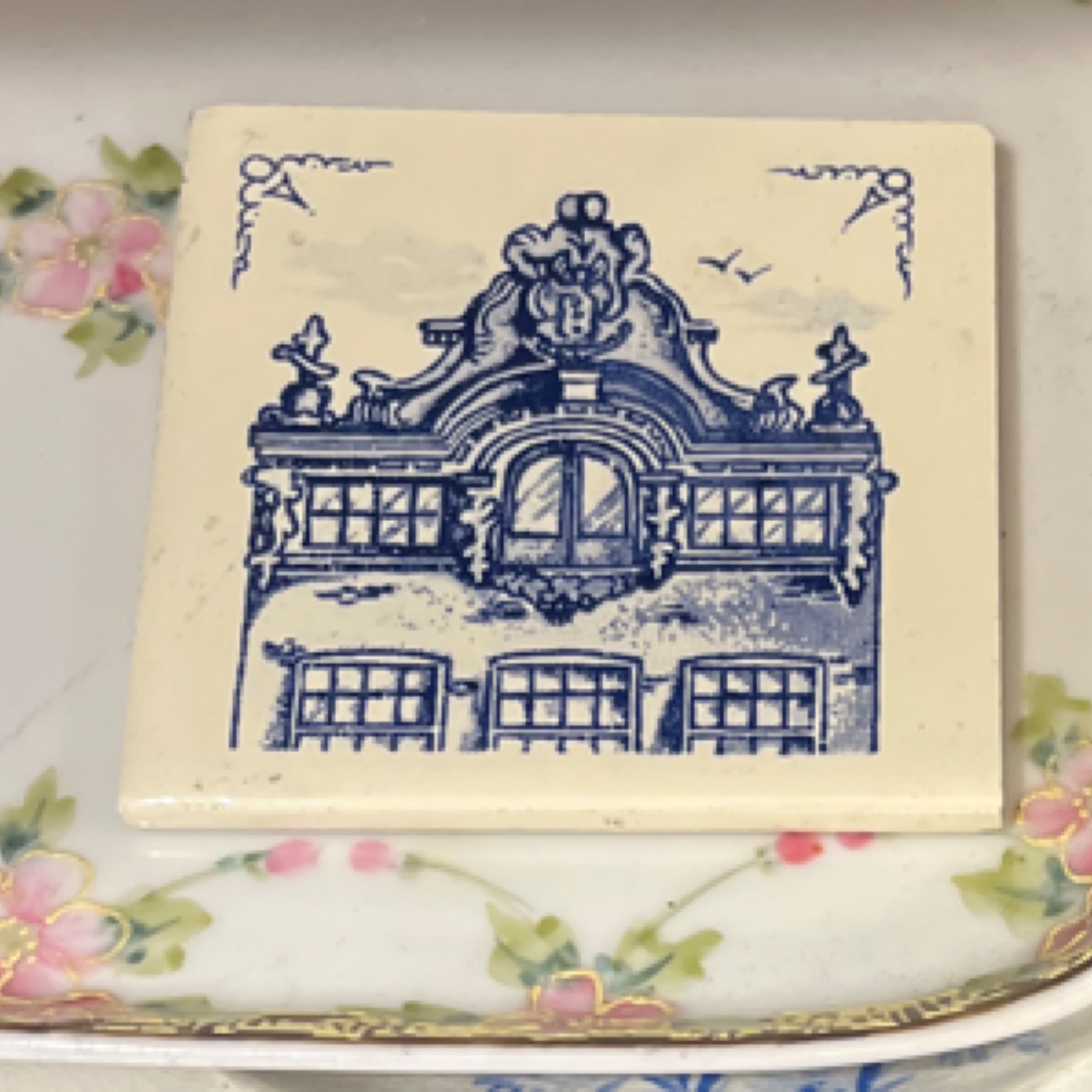 Vintage KLM Royal Dutch Airline Coaster - Regular