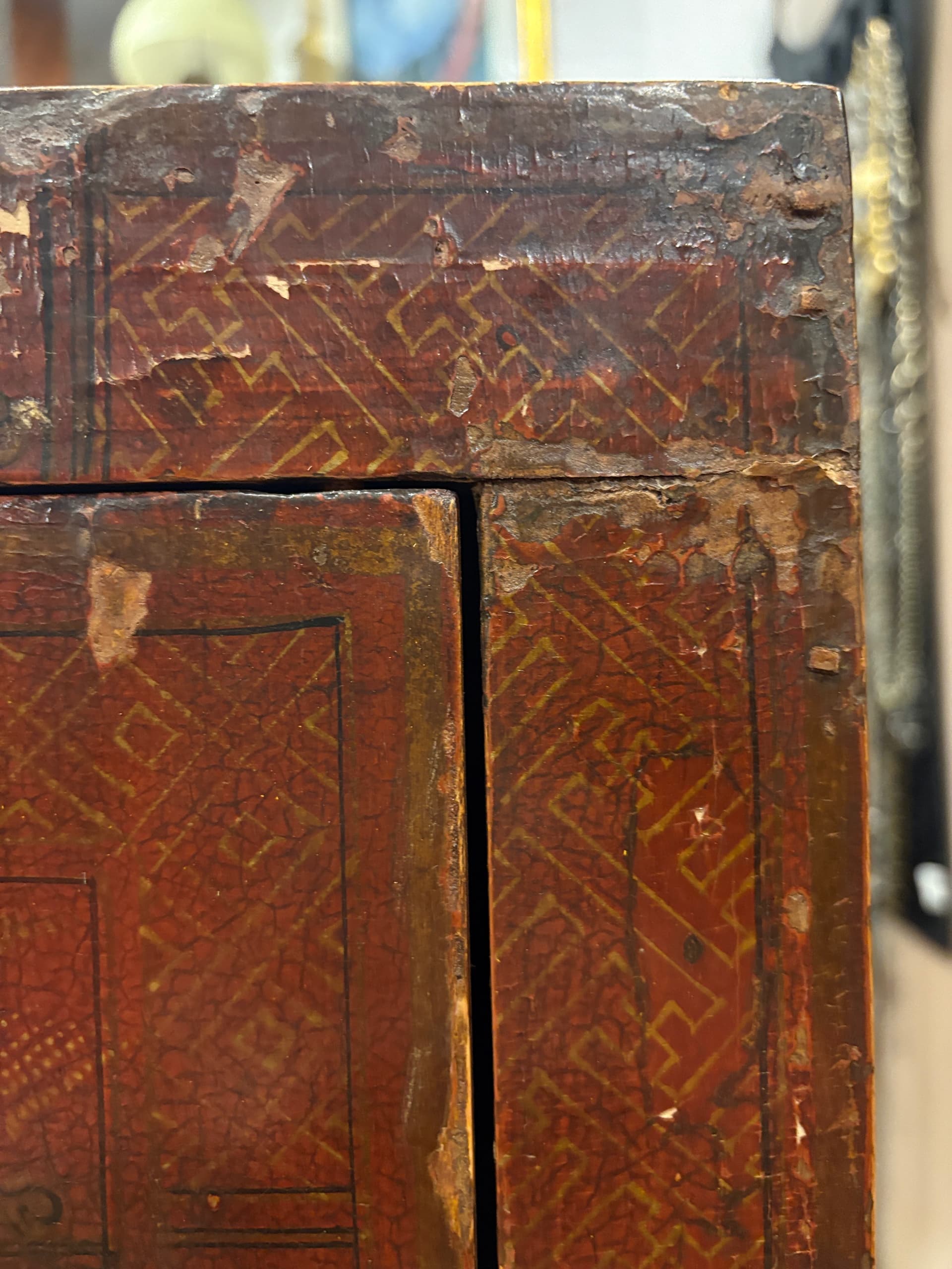Antique Chinese Red Lacquer Cabinet • Late Qing Dynasty 1880-1920 • 1205 - Regular - Thumbnail 4