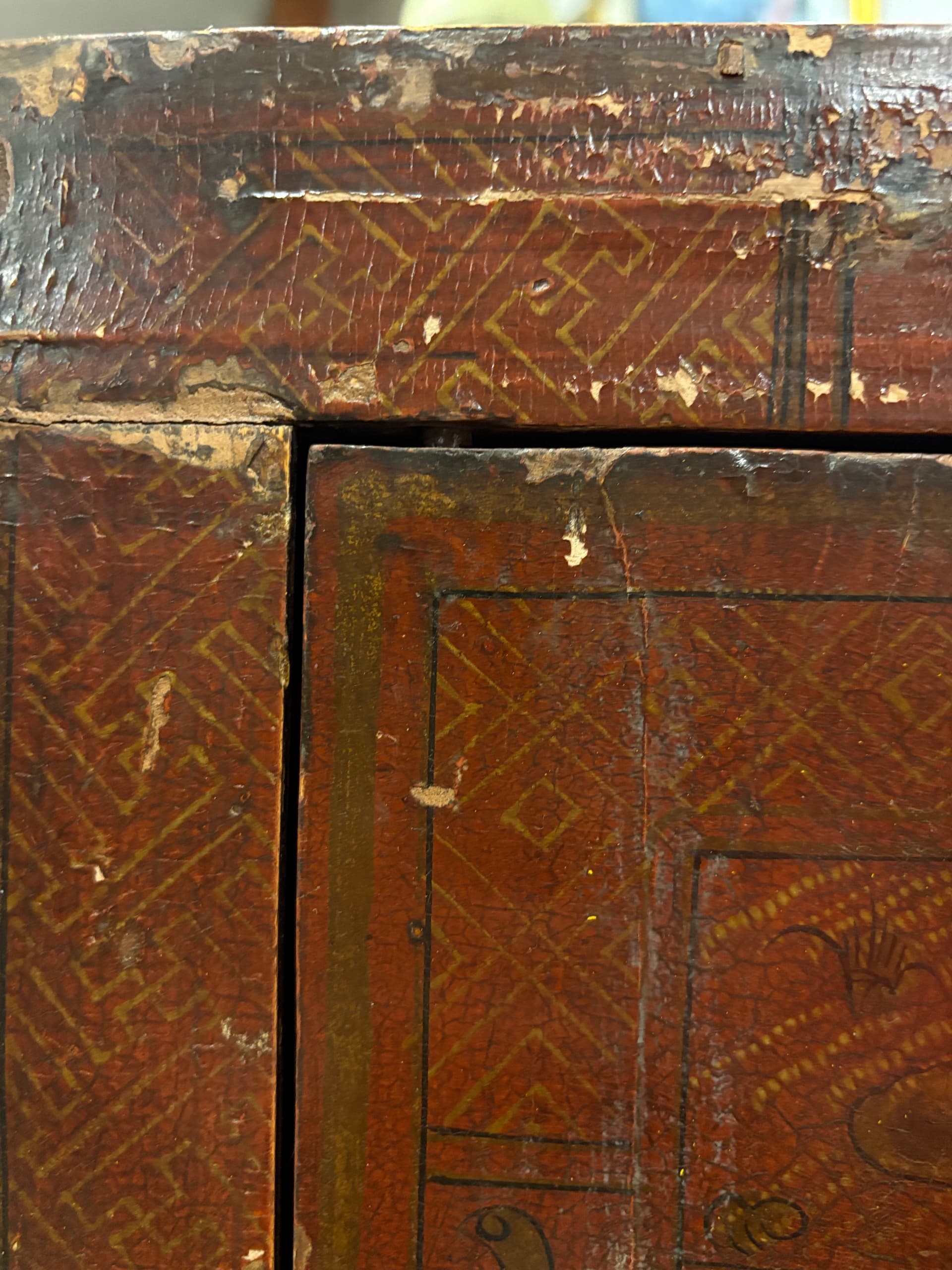 Antique Chinese Red Lacquer Cabinet • Late Qing Dynasty 1880-1920 • 1205 - Regular - Thumbnail 5